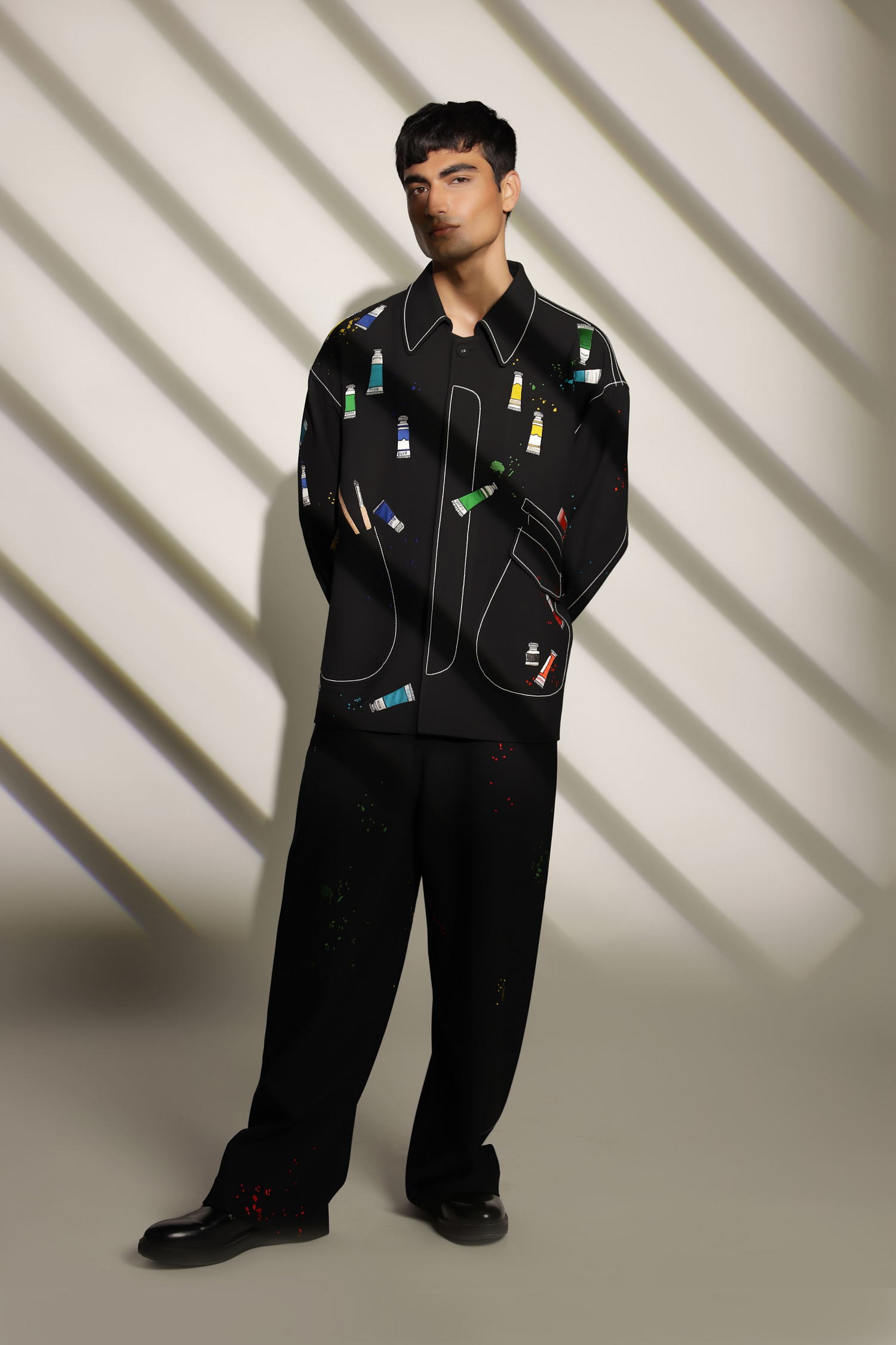 Pants Of "(Paint Tubes Oversized Jacket )"