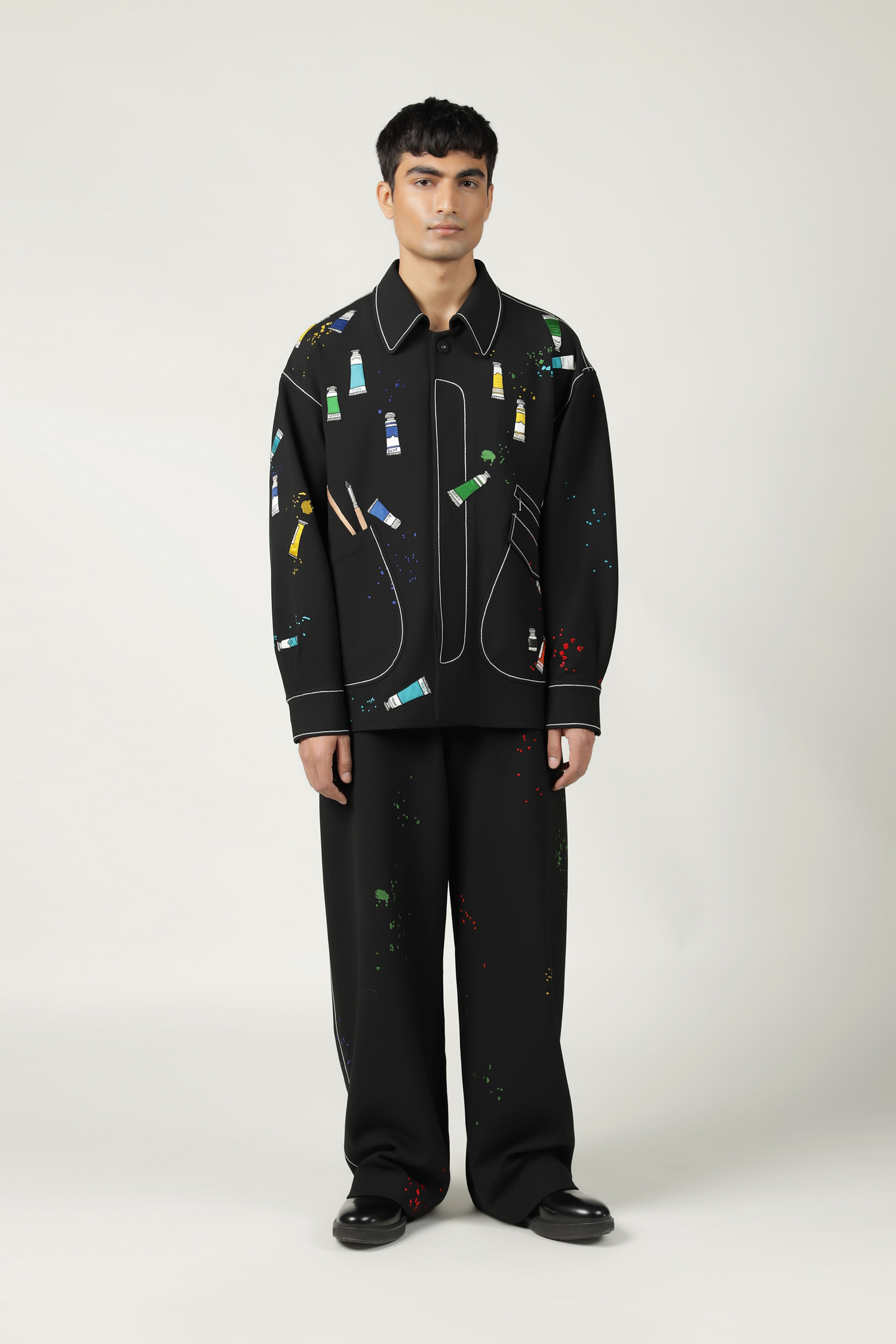 Pants Of "(Paint Tubes Oversized Jacket )"