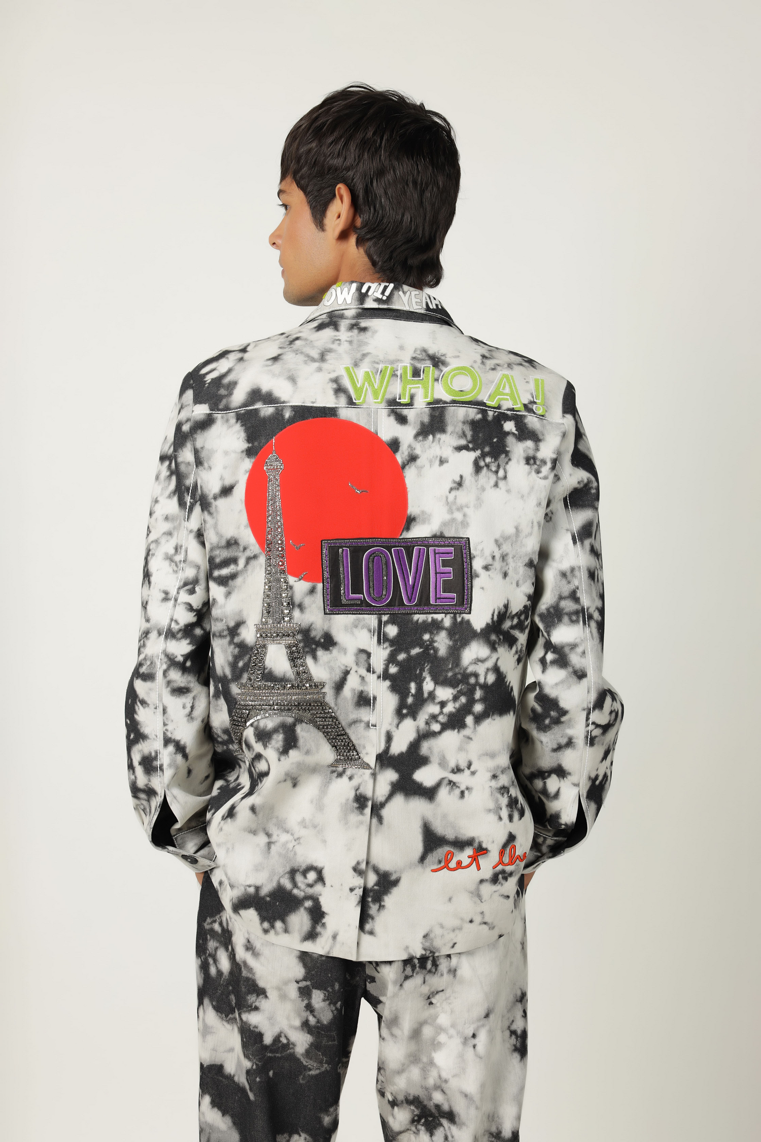 Good Times Roll' Jacket With Straight Pants