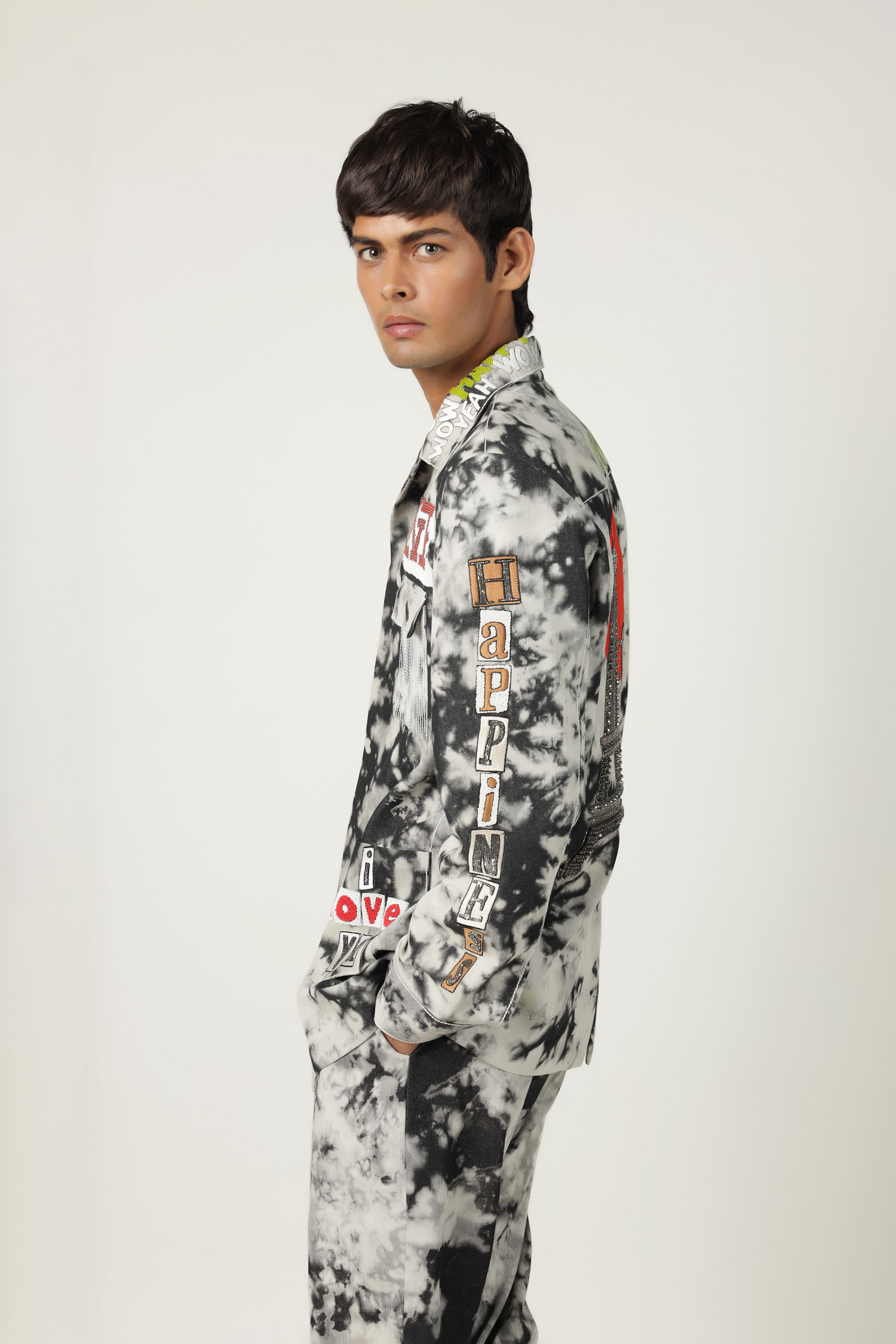 Good Times Roll' Jacket With Straight Pants
