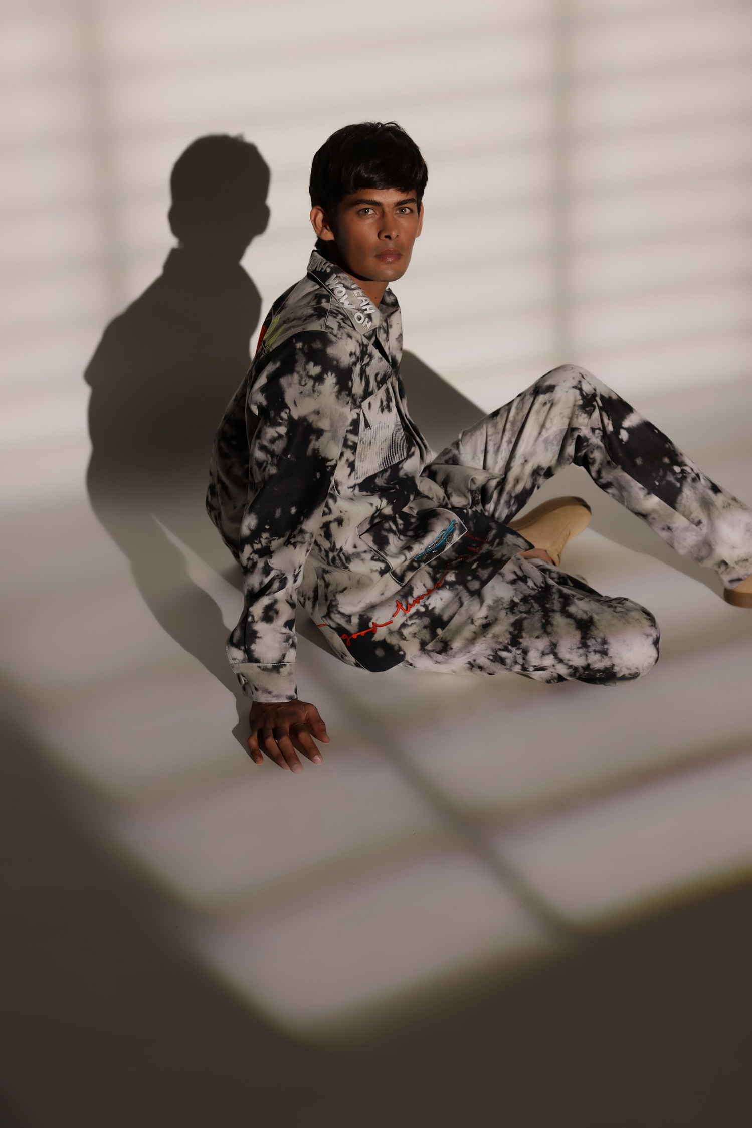 Good Times Roll' Jacket With Straight Pants