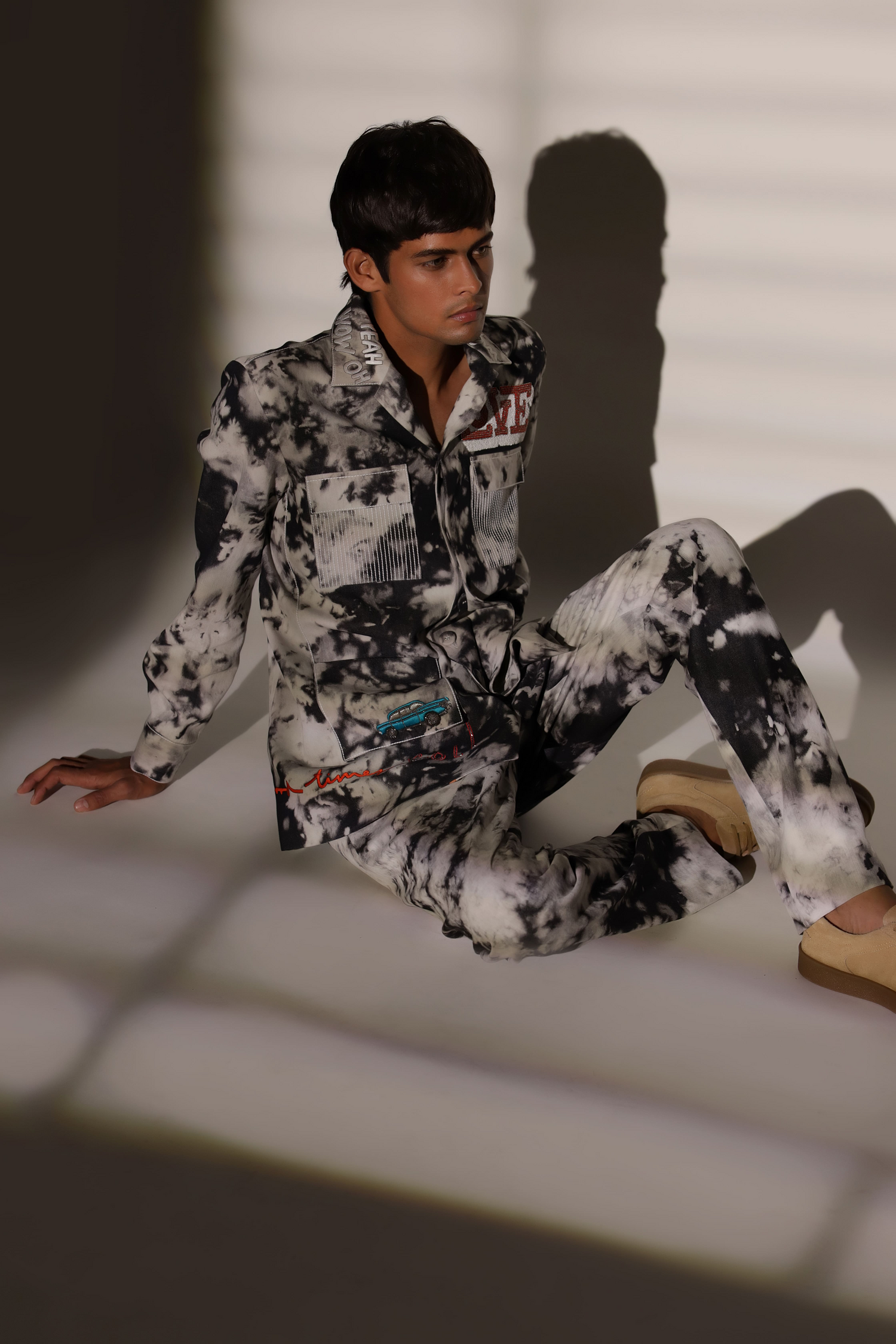 Good Times Roll' Jacket With Straight Pants