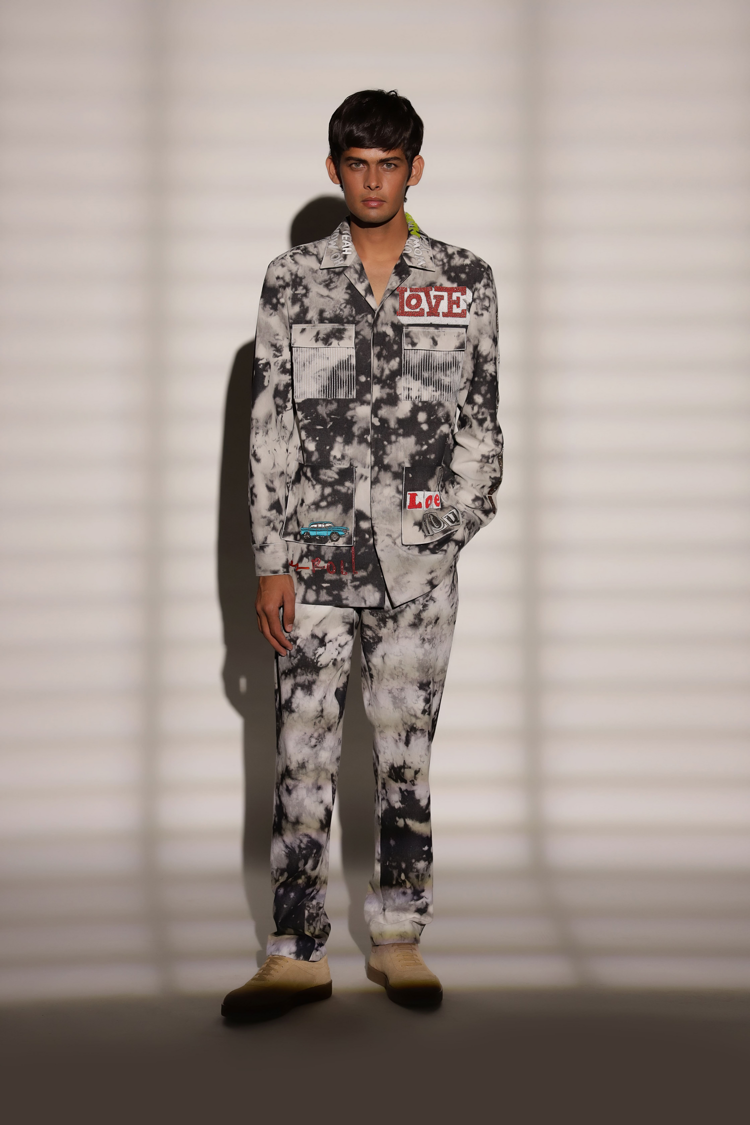 Good Times Roll' Jacket With Straight Pants