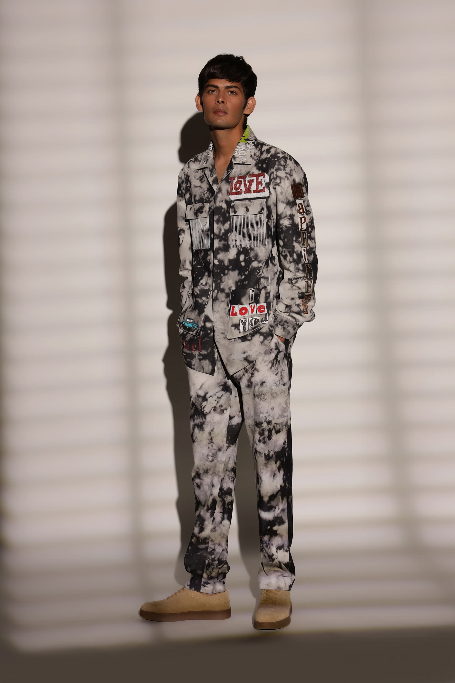 Good Times Roll' Jacket With Straight Pants