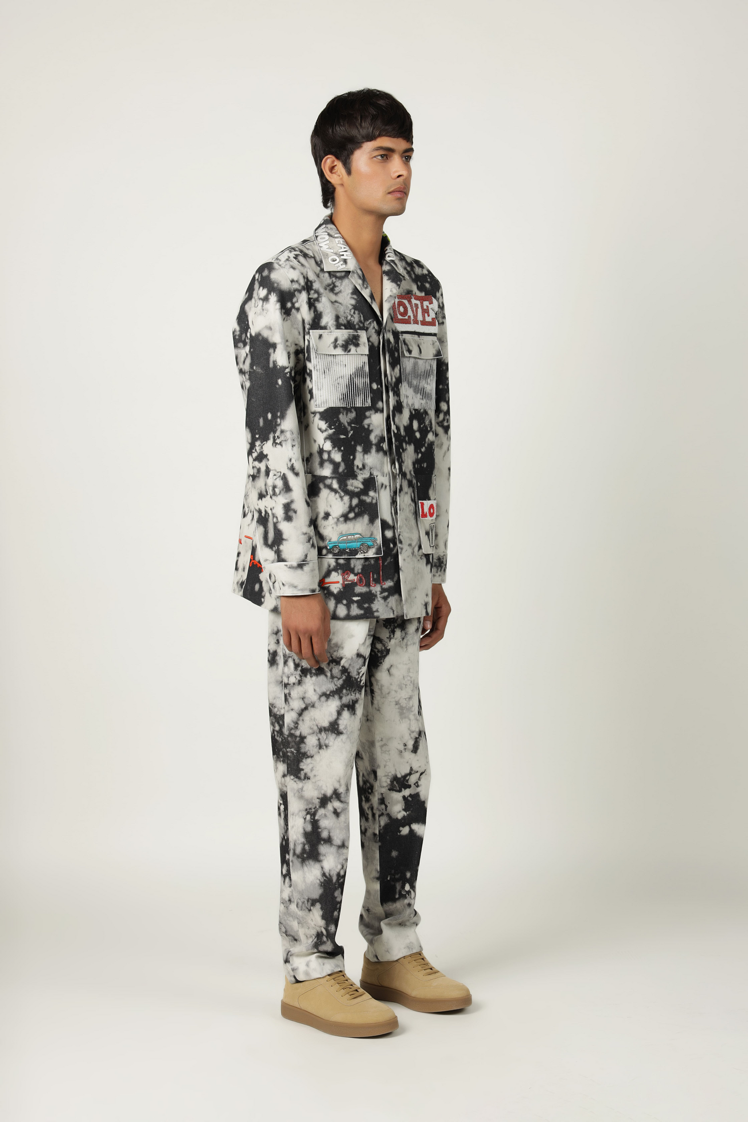 Good Times Roll' Jacket With Straight Pants