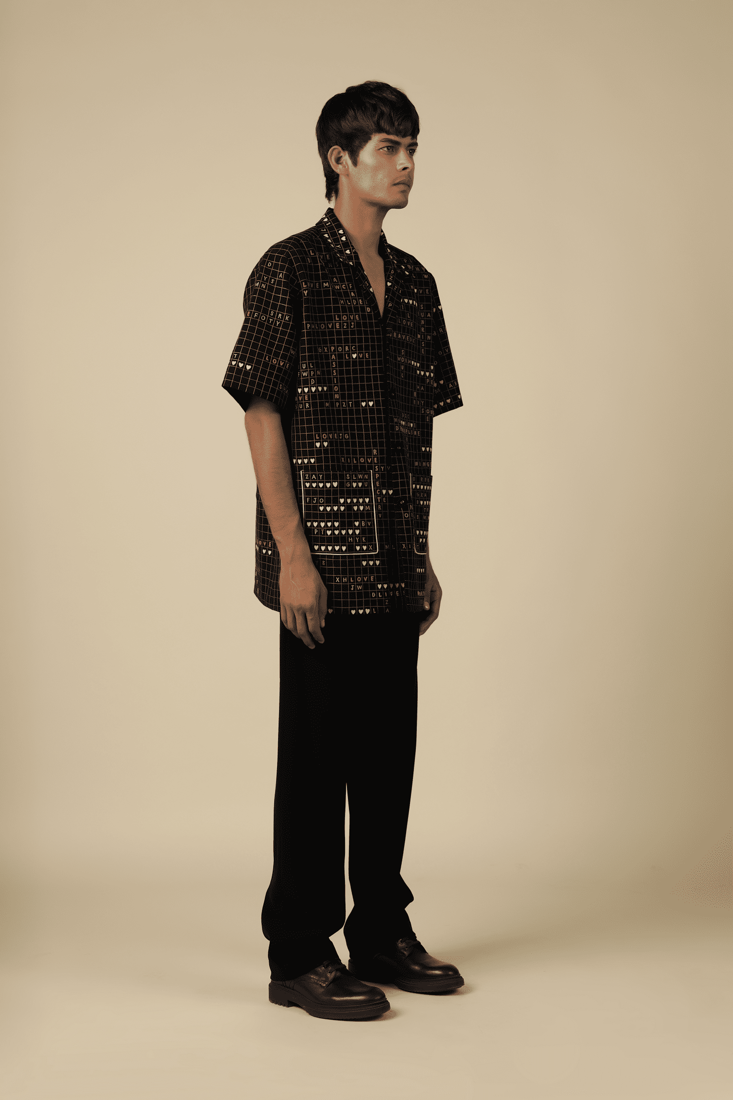 Crossword Half Sleeve Jacket With Matching Pants