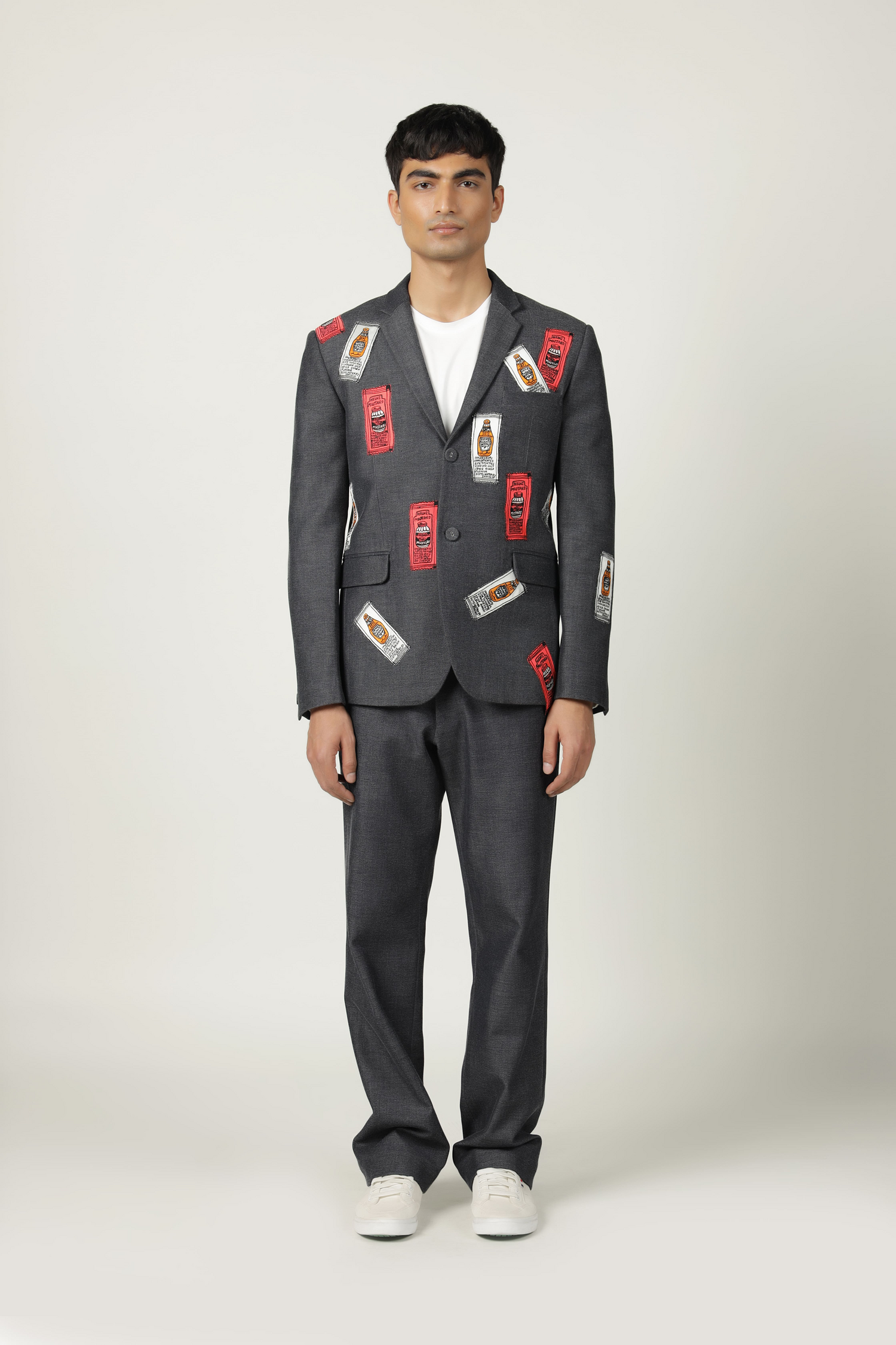 Straight Pants Of "(Sauce Sachet Blazer)"
