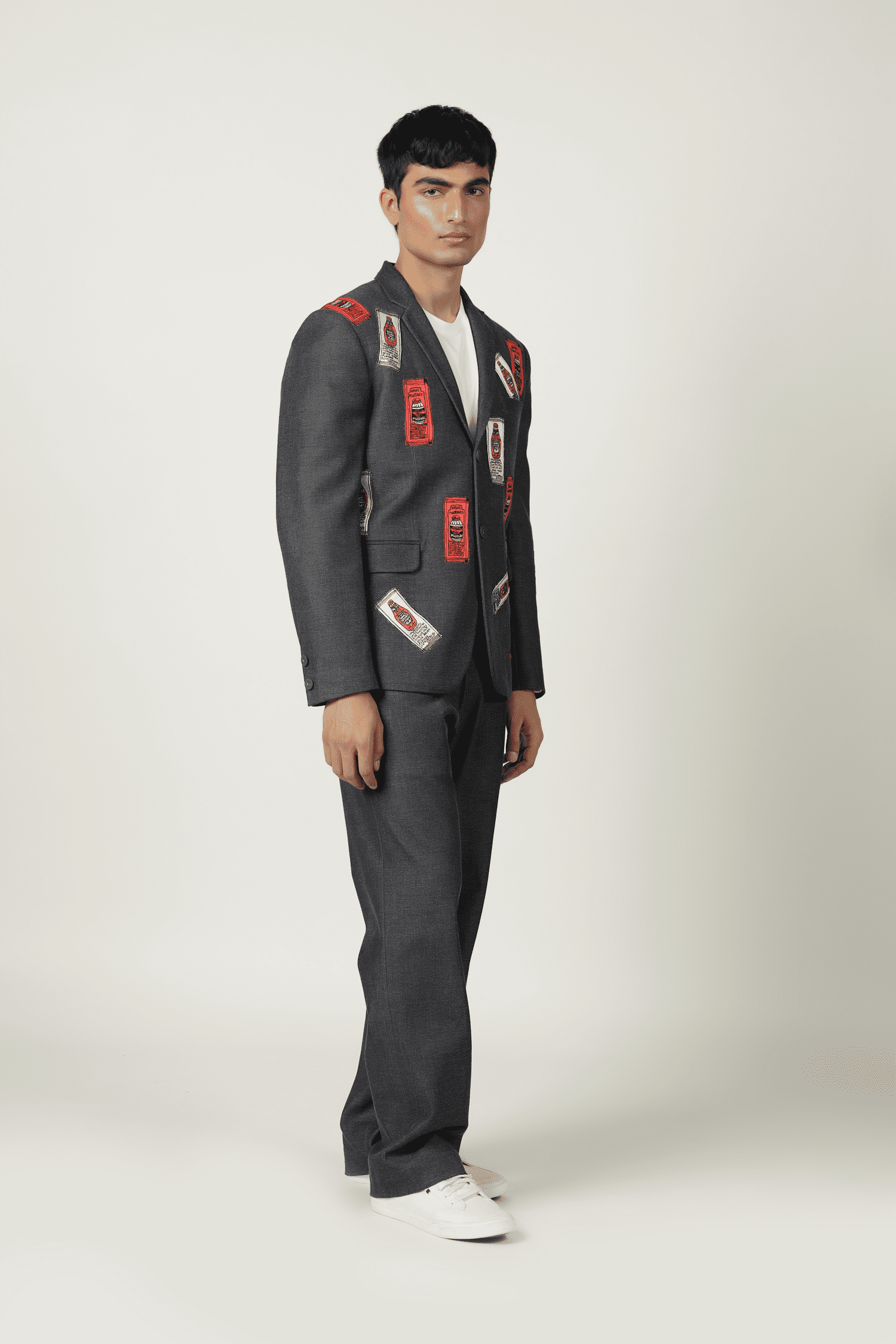 Sauce Sachet Blazer With Straight Pants