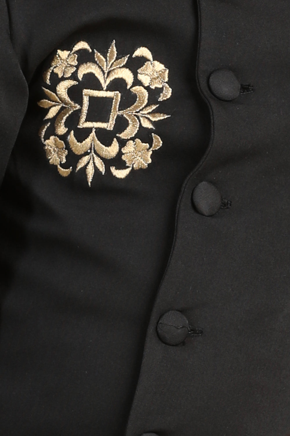 Boy Bandgala With Thread Embroidery