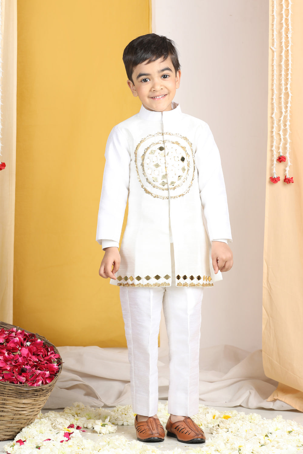 Acrylic Work On Sherwani