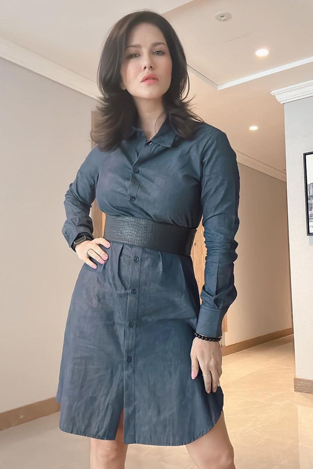 Dashy Denim Shirt Dress