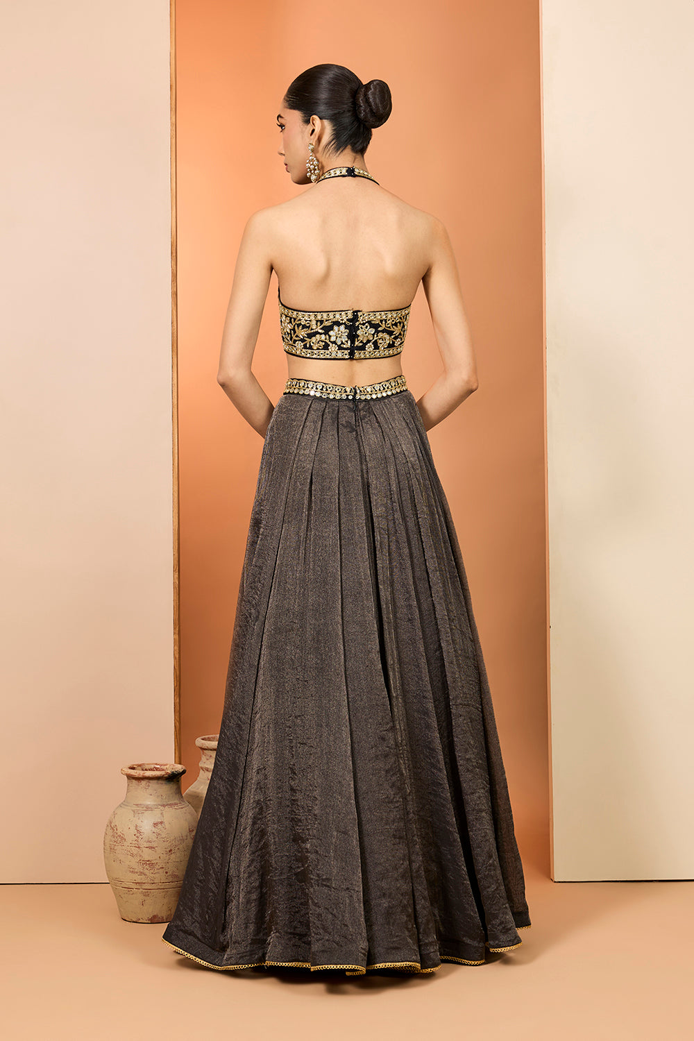 Black Lehenga Set