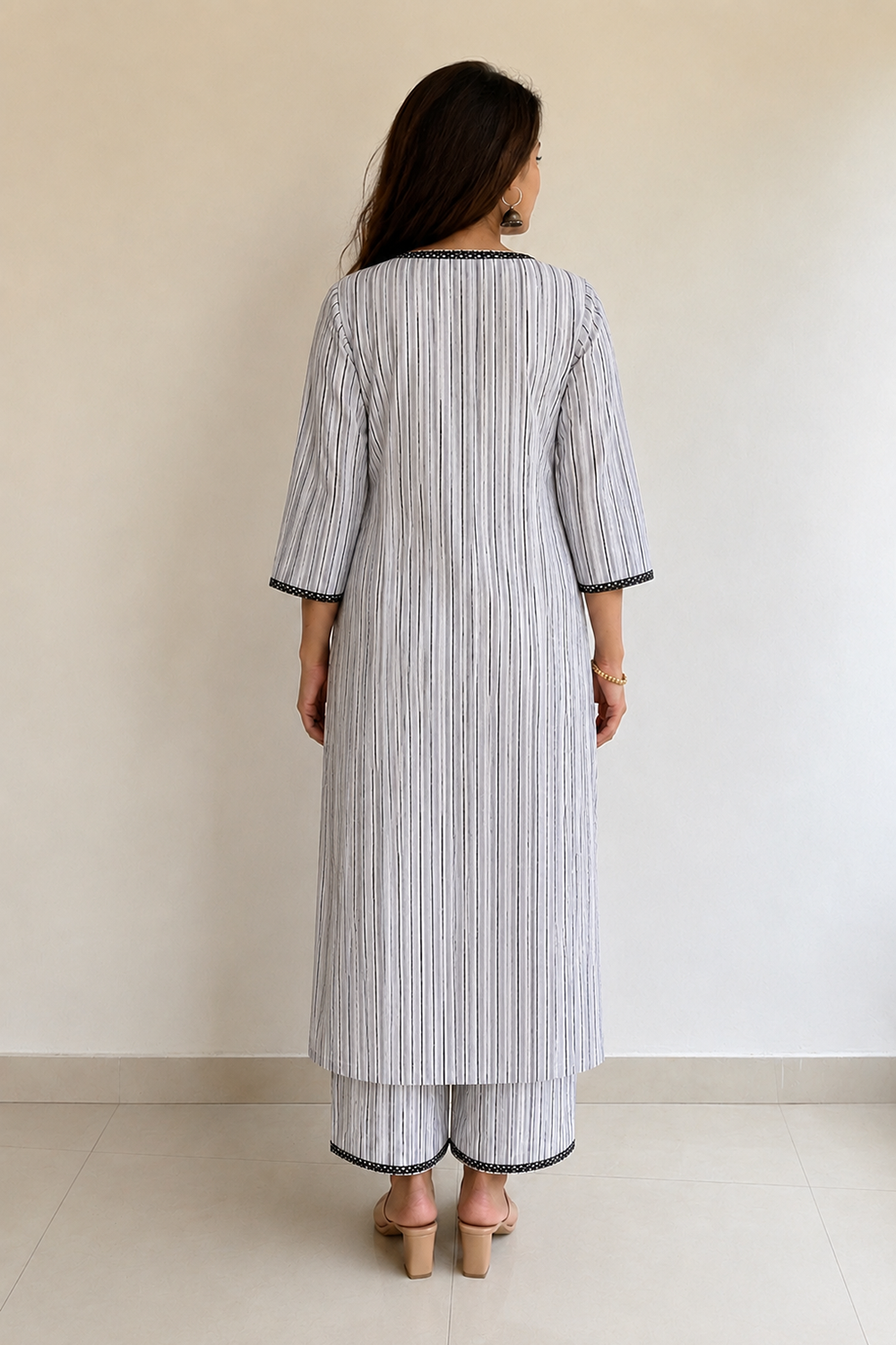 Bamboo Crepe Kurta Set