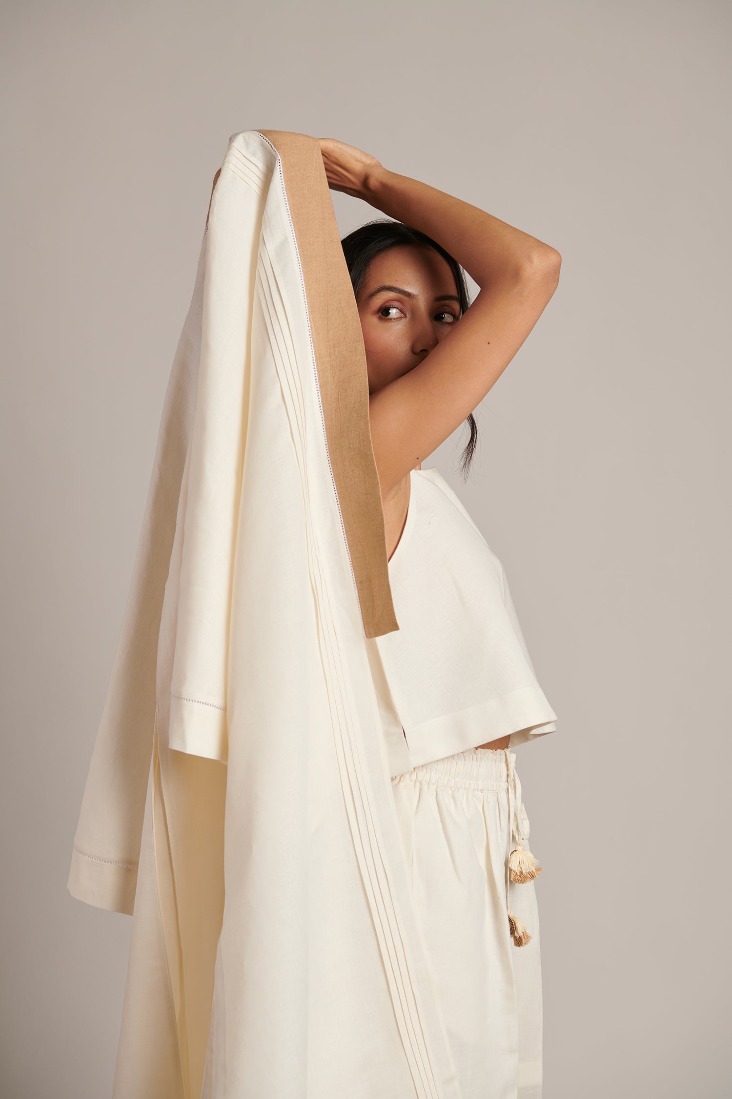 Naina Co-Ord Set  (Pearl)