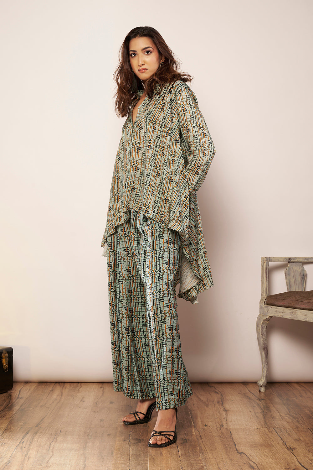 Light Green High Low Top