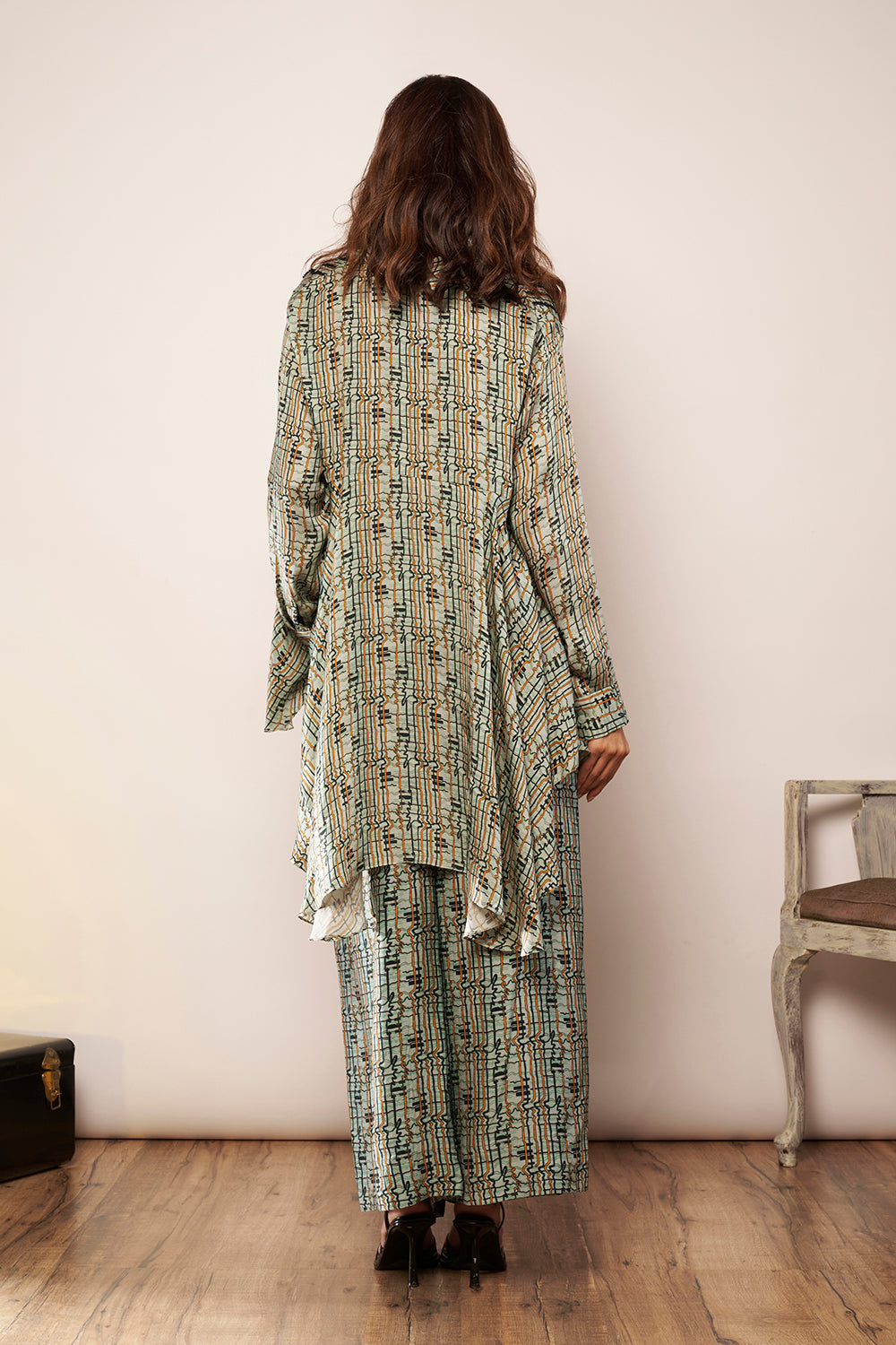 Light Green High Low Top