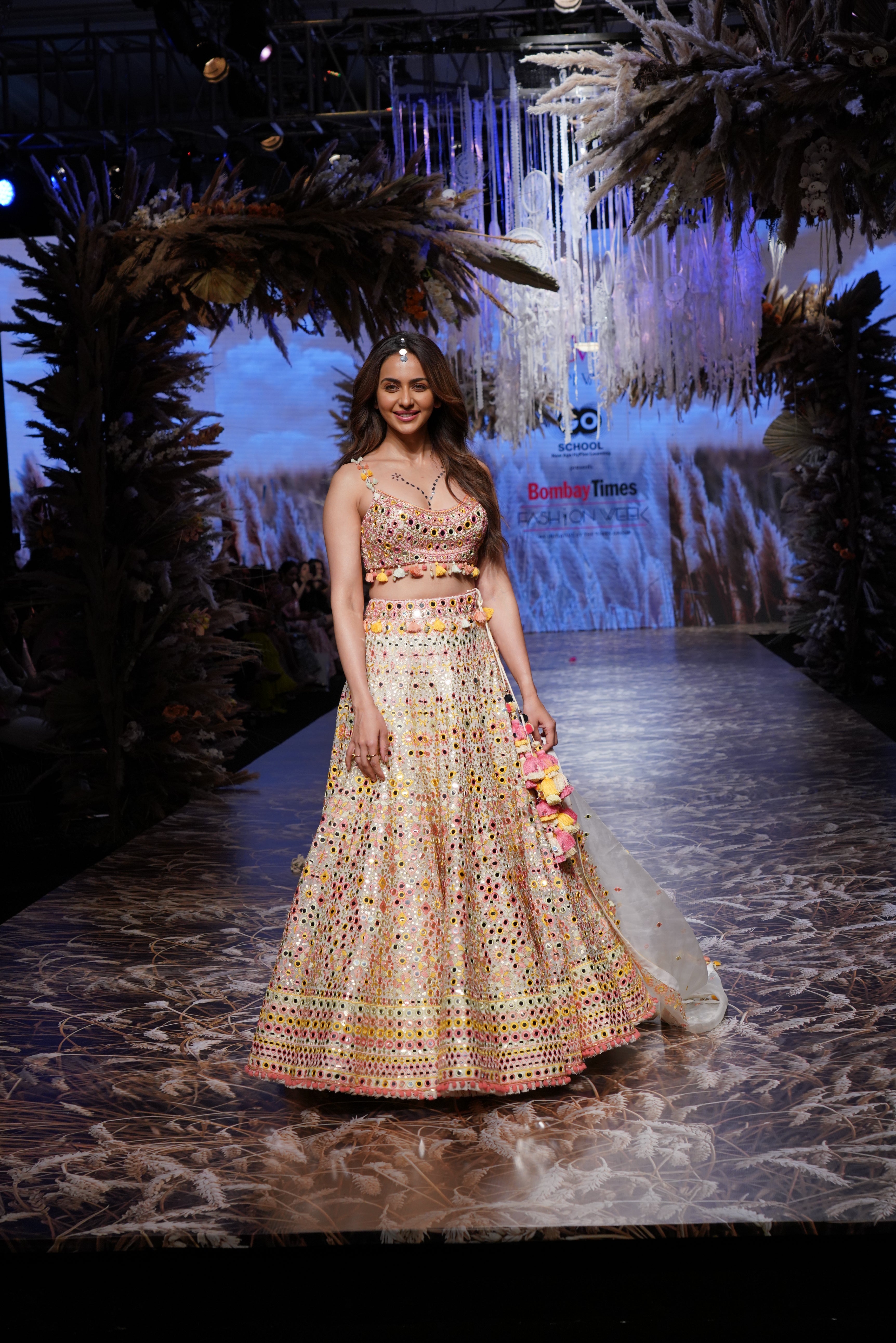 Rakul Preet Singh Off White Embroidered Lehenga Set