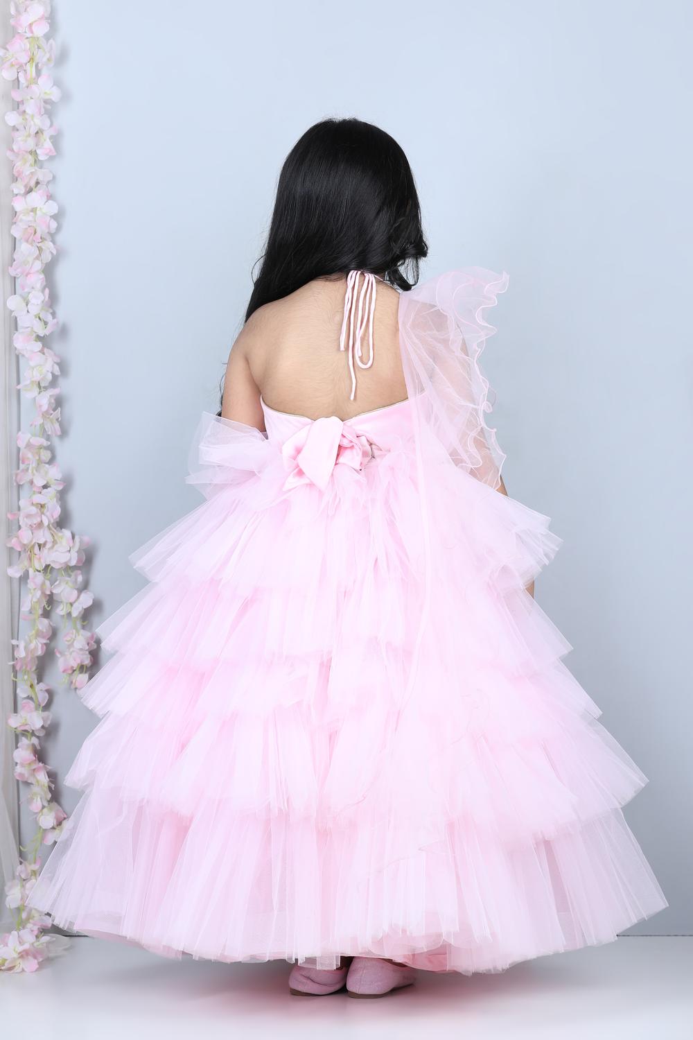 Halter Blouse With Tulle Skirt