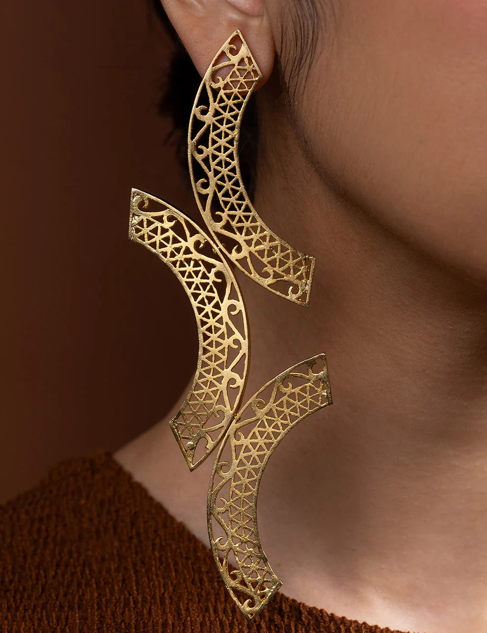 Kalchakra Lattice Earrings