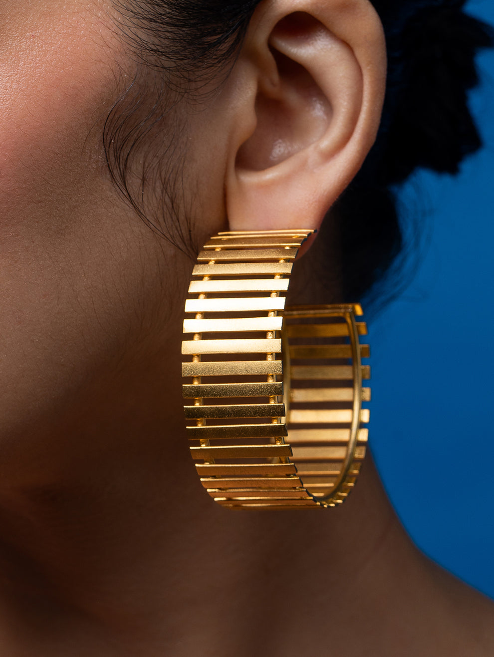 Golden Striped Fence Hoops