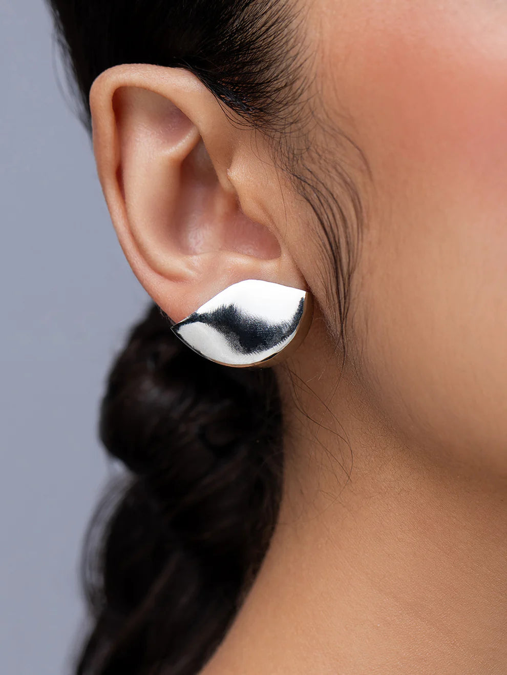 Silver Drip Earrings