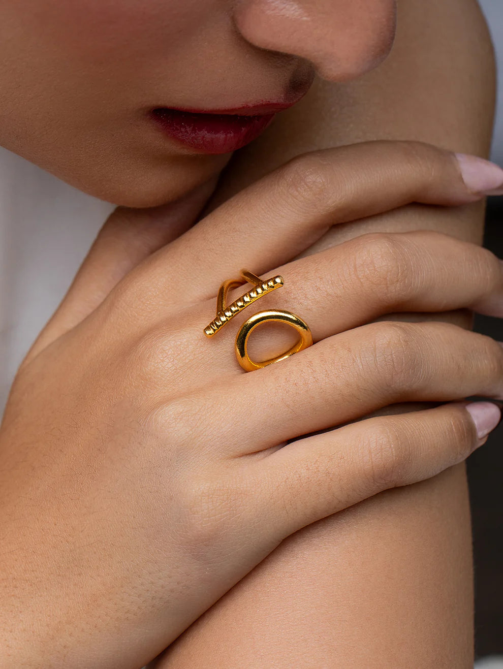 Golden Royal Pitarah Ring