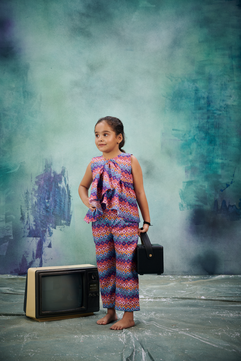 FLORAL PLAYFUL CORD SET