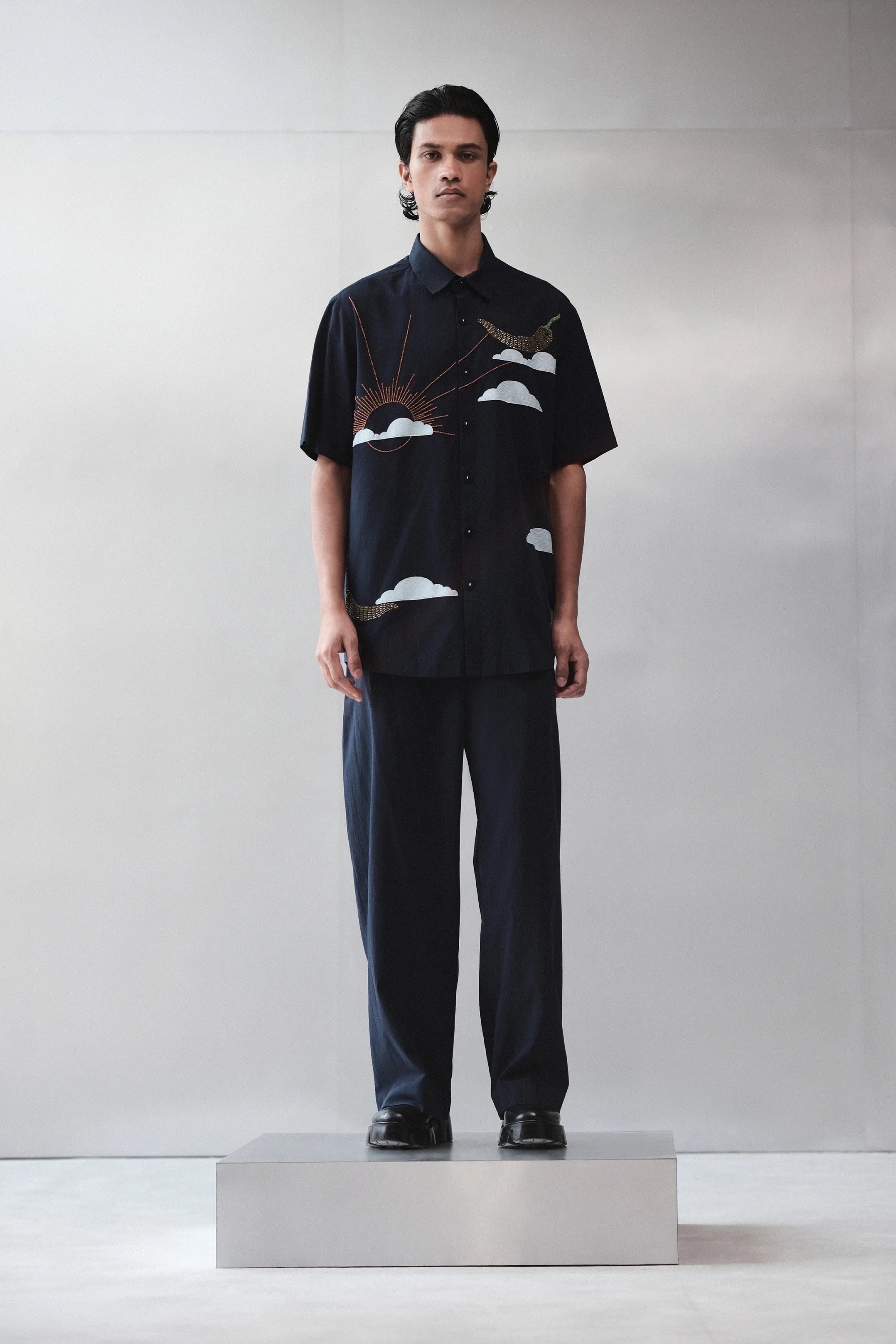 SUN AND SPICE HALF SLEEVE SHIRT