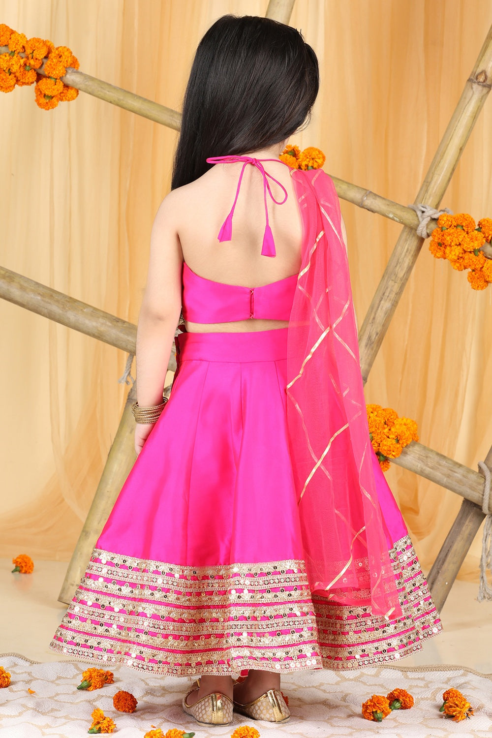 Lehenga With Habd Work Blouse