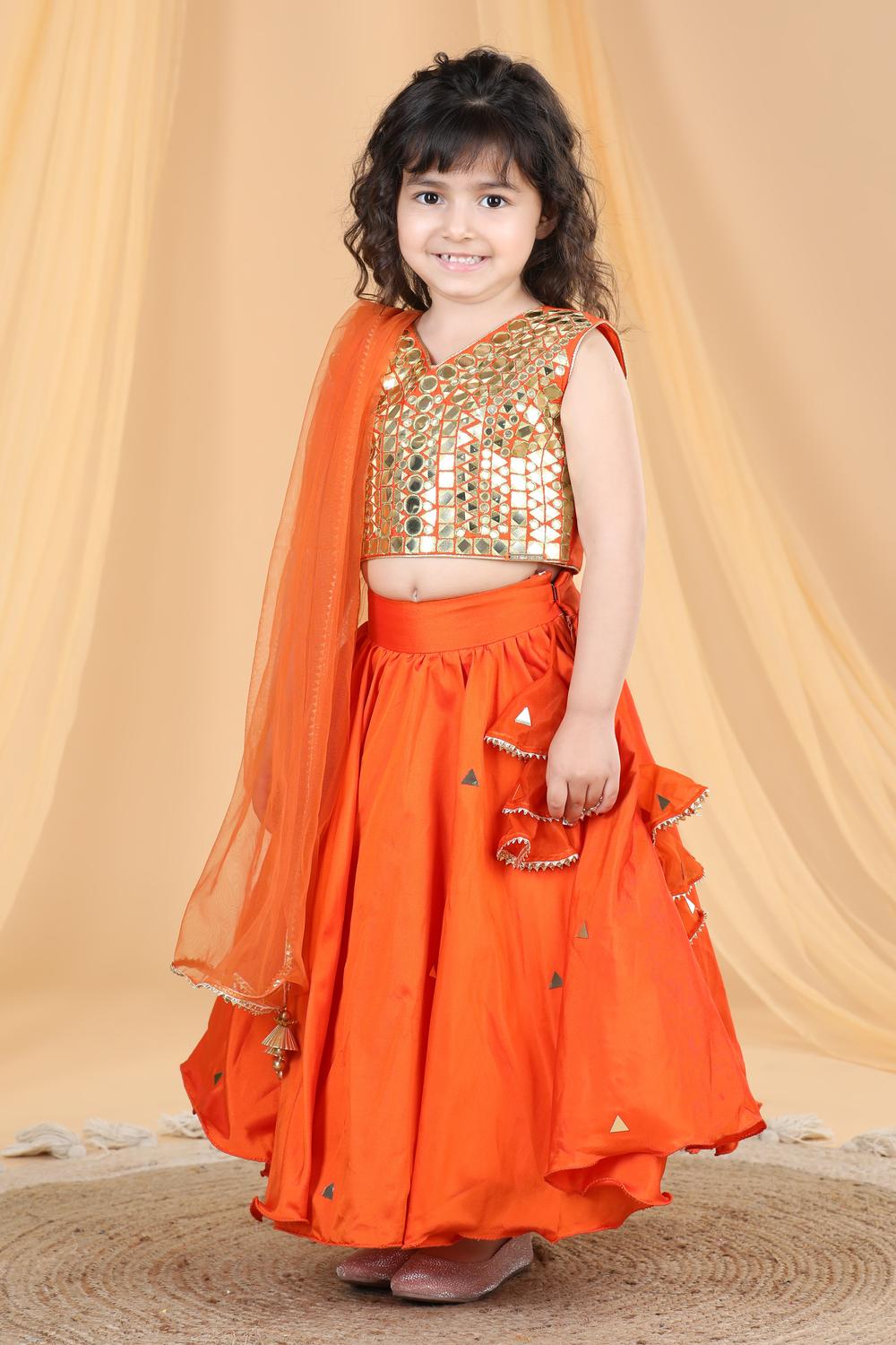 Silk Lehenga With Work