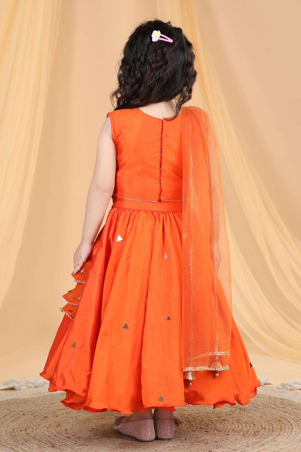 Silk Lehenga With Work