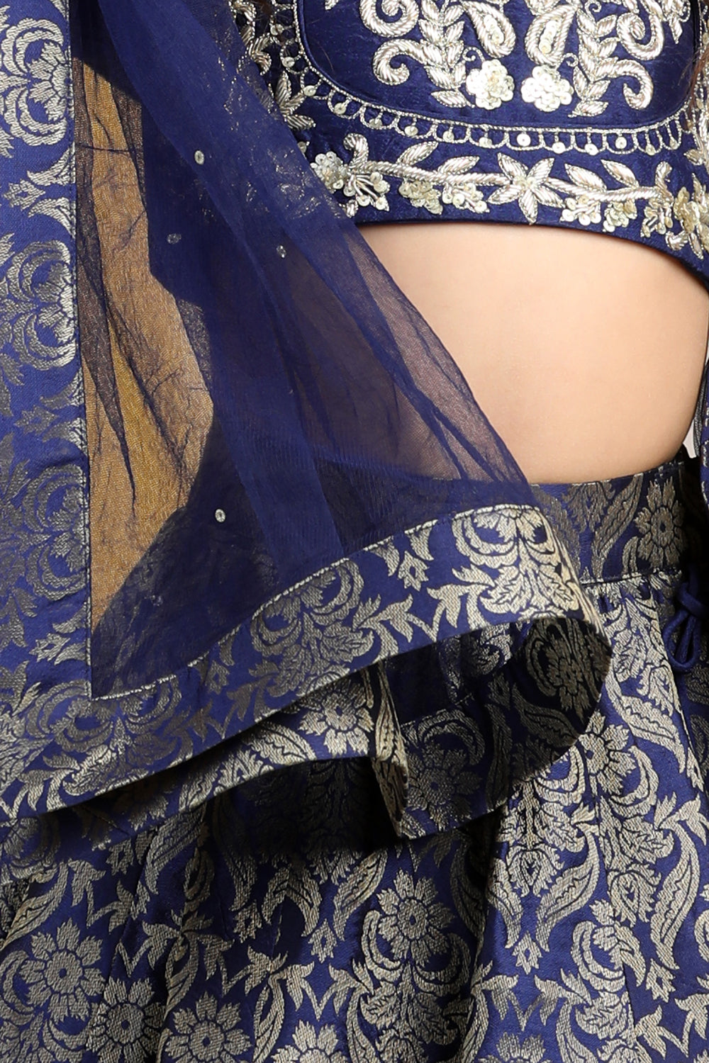 Zardozi Work With  Lehanga