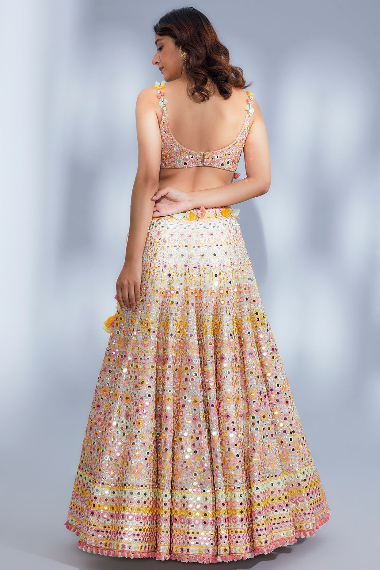 Rakul Preet Singh Off White Embroidered Lehenga Set