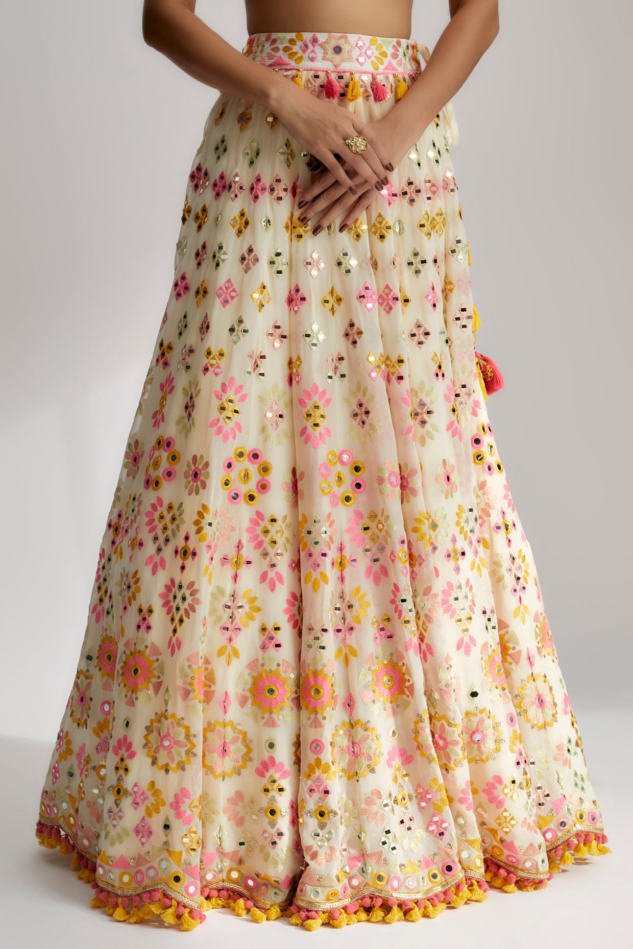 Anika Mela Yellow Lehenga Set