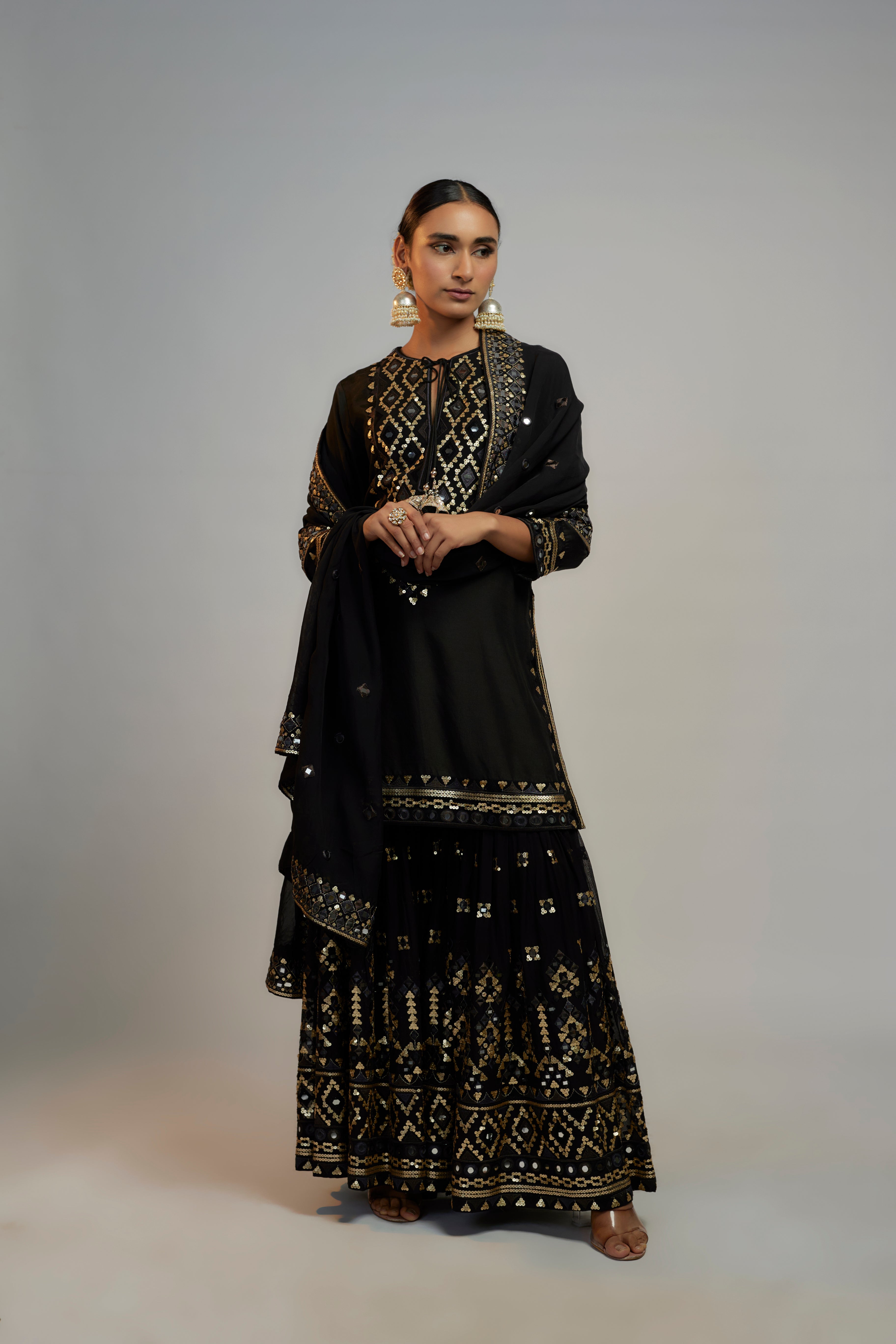 Friya Short Sharara Set