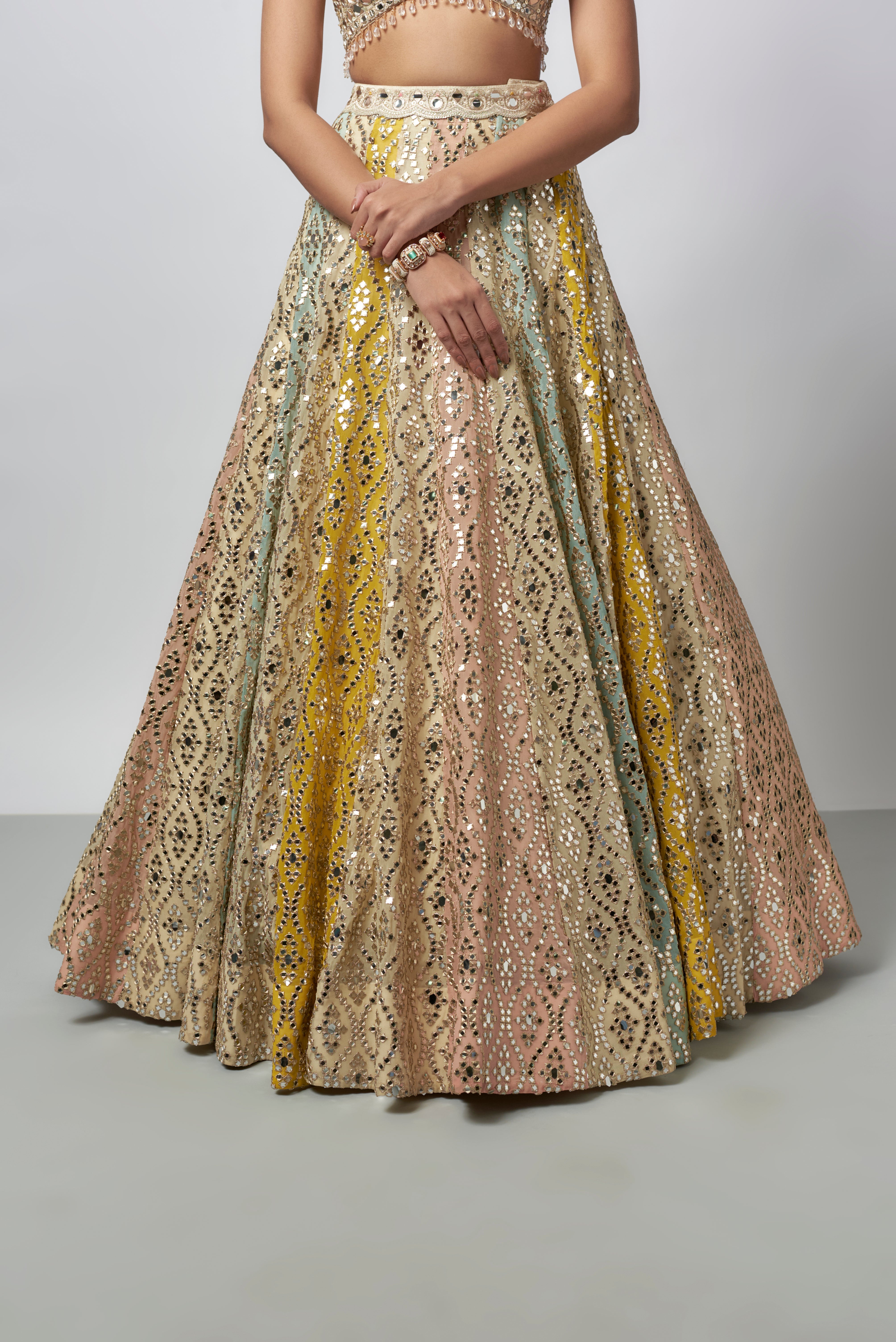 CY Gopi Vaid Ranjeeta Lehenga Set Closeup 2