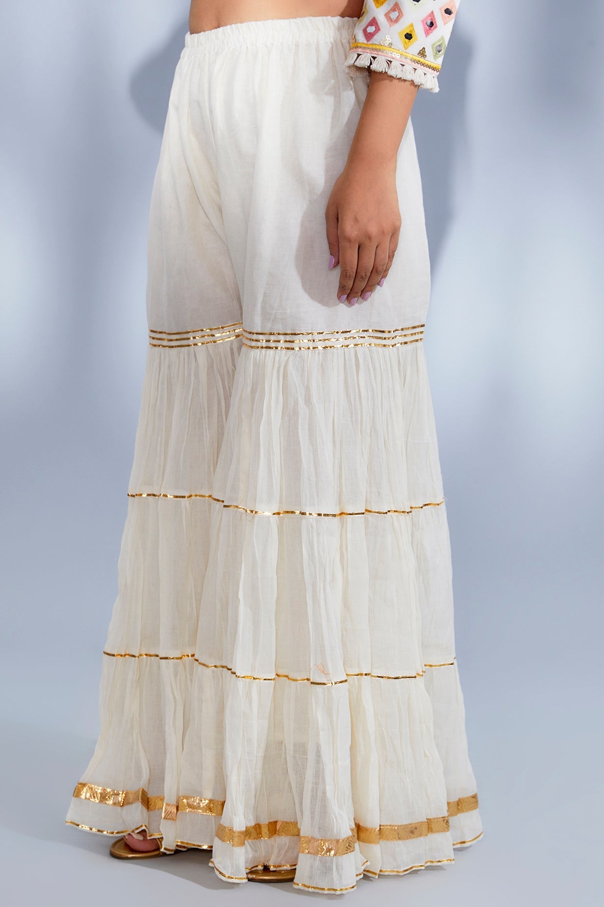 CY Gopi Vaid Adah Sharara Set Closeup 2