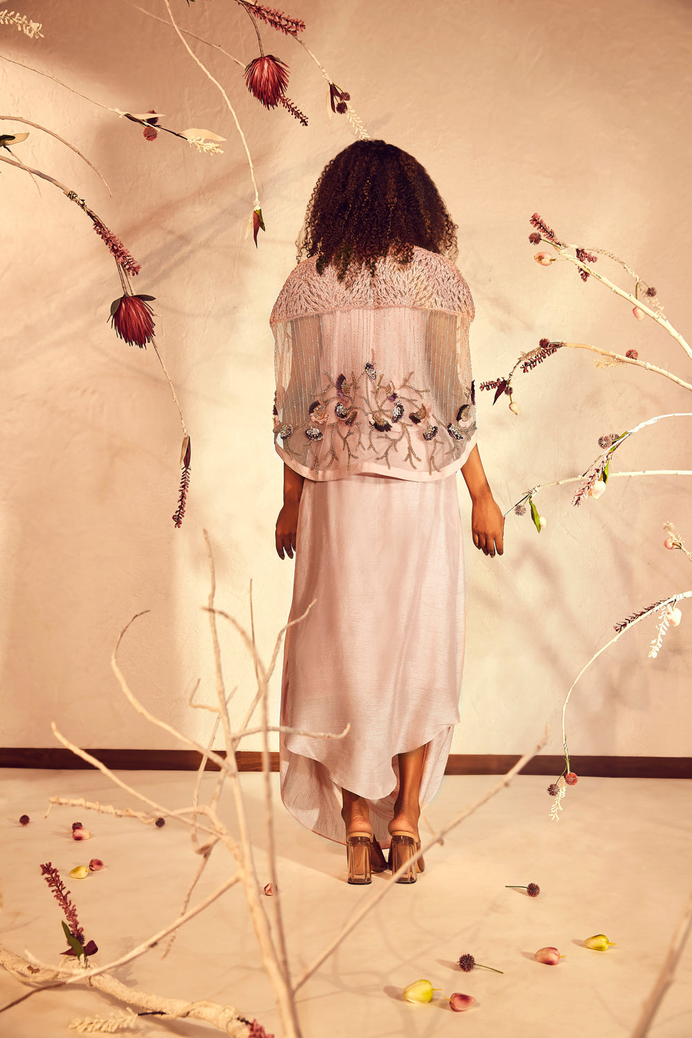 Salmon Pink Co-Ord with Jacket