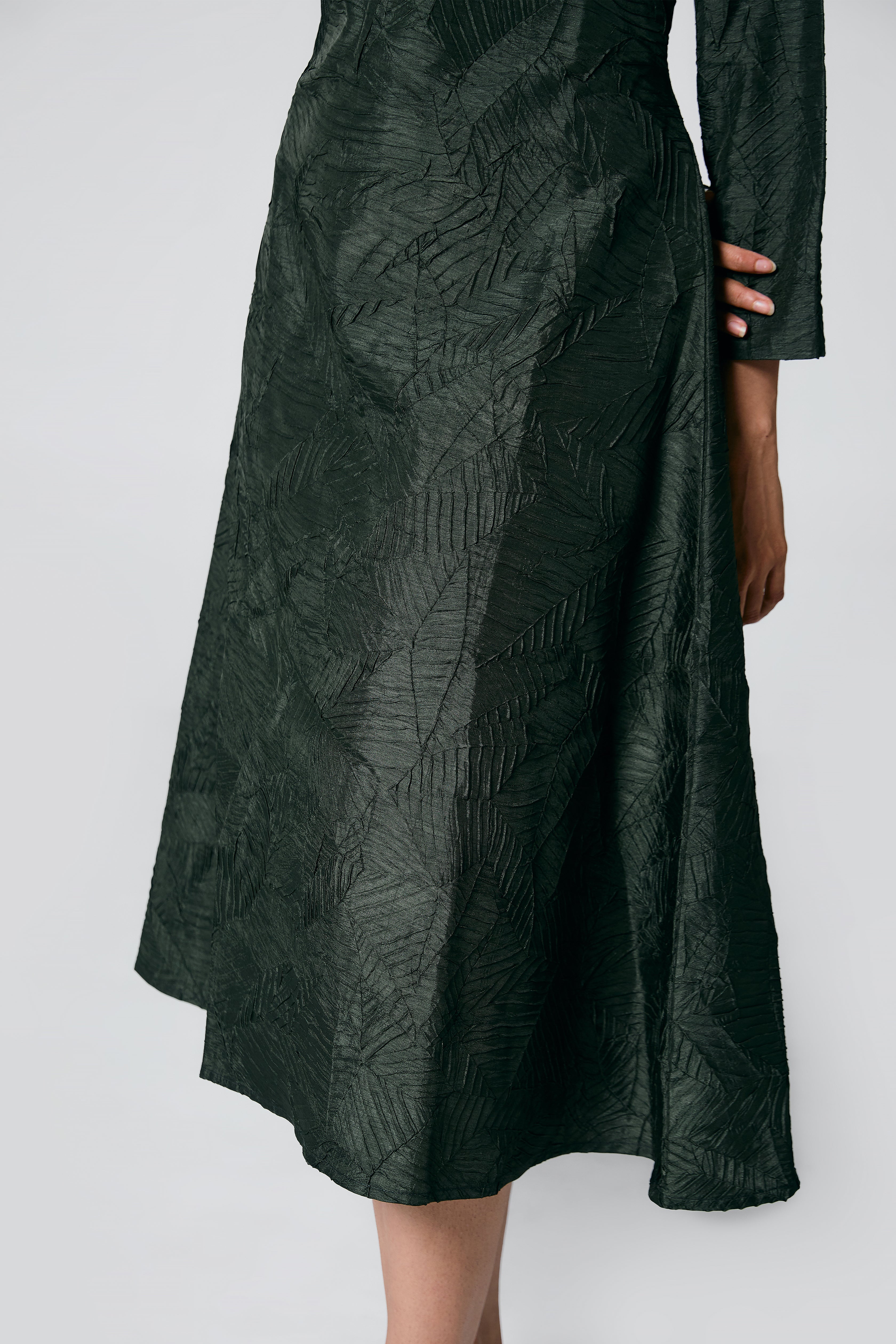 Crush Front Tie Dress