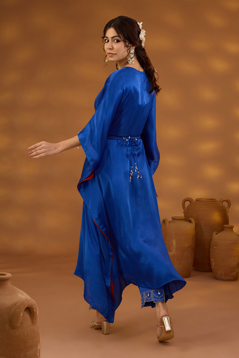 Mann Mandir drape Kurta Set