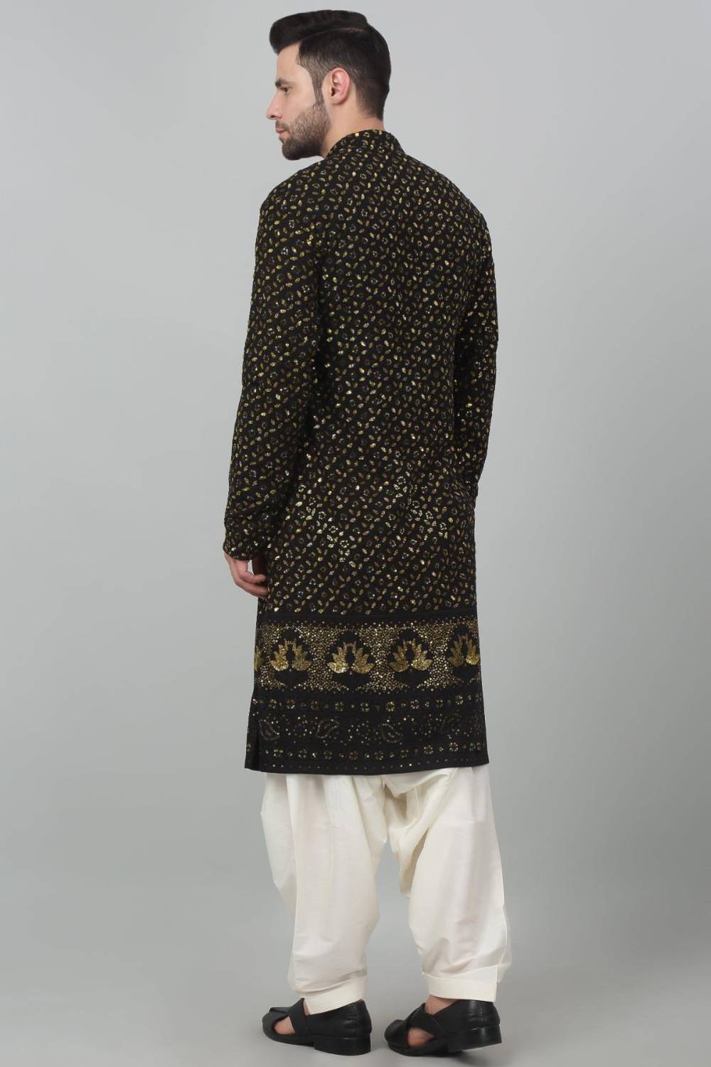 Suryaansh Sequin Embroidered Kurta Set