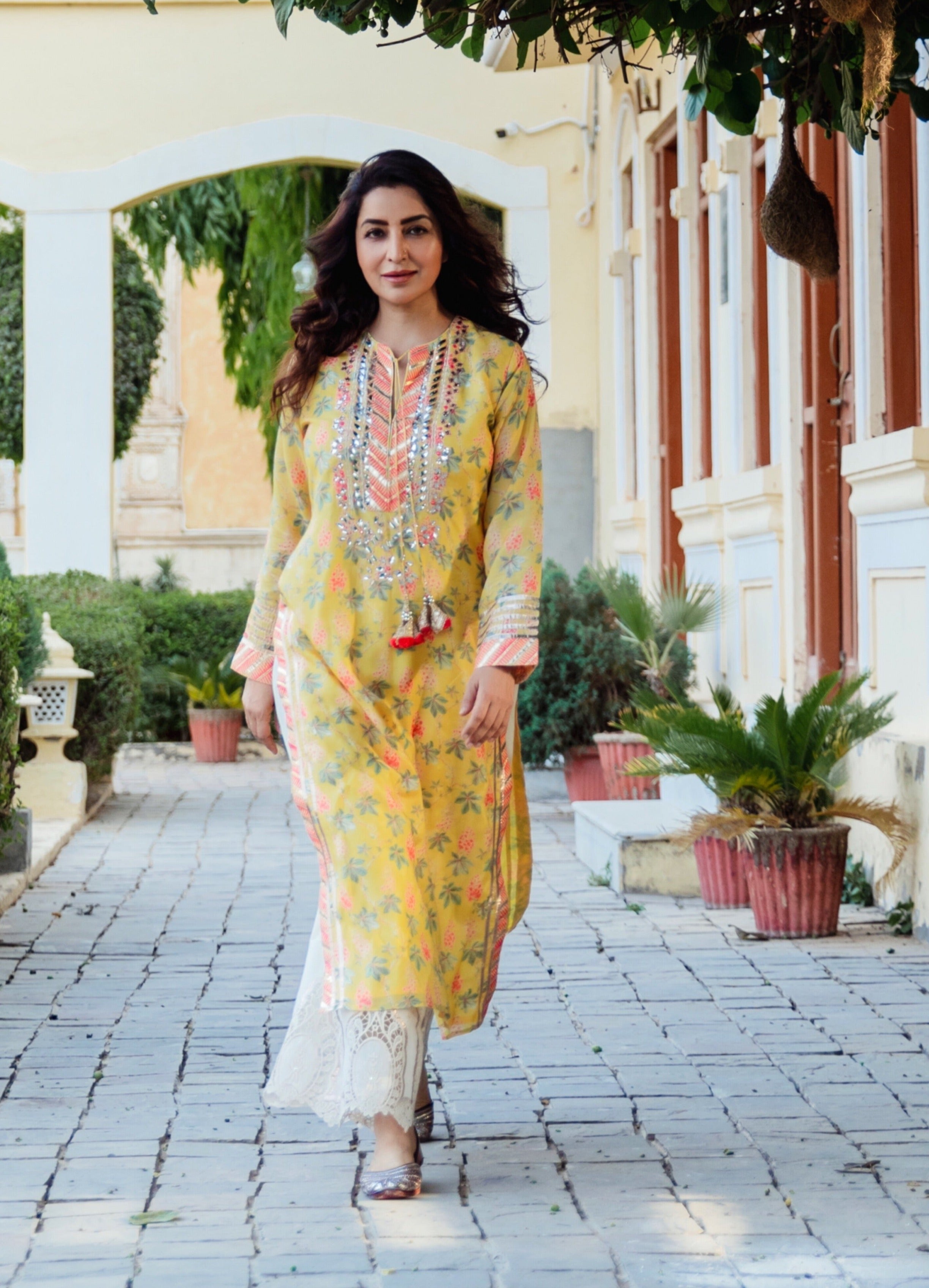 Radha Yellow Tunic