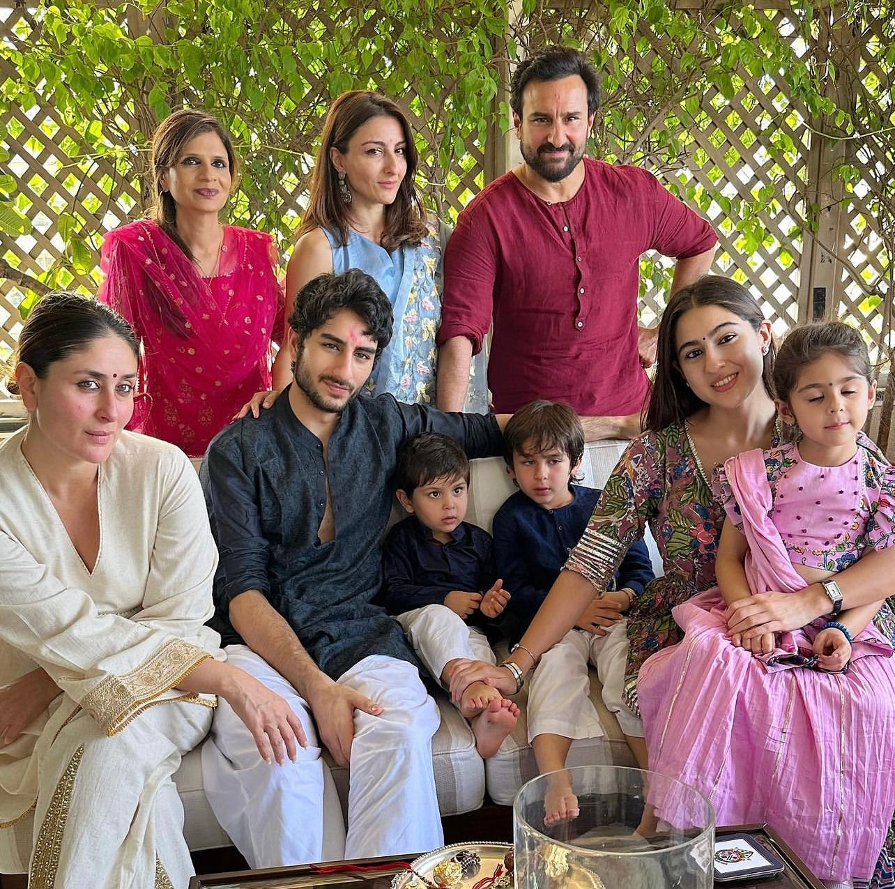 INAAYA LAVENDER KALAMKARI LEHENGA SET