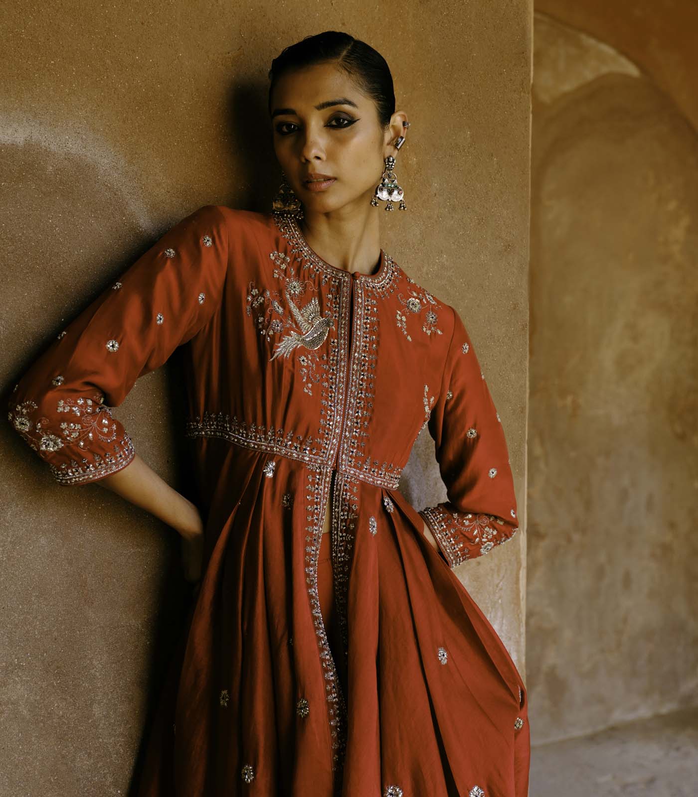 Red Drape Set