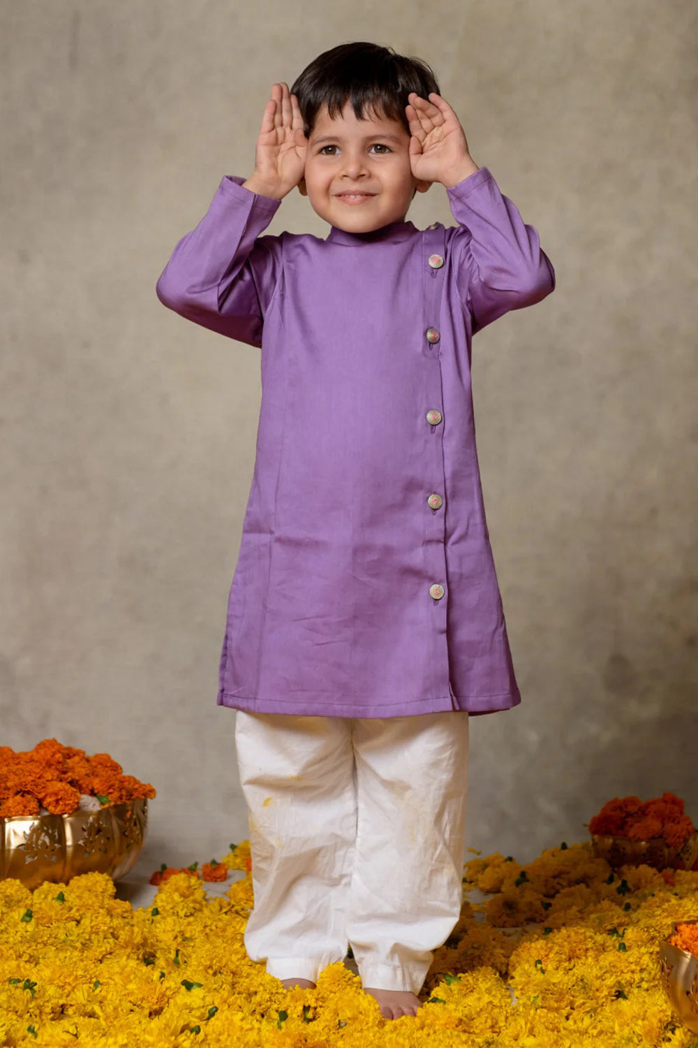 LAVENDER KURTA SET