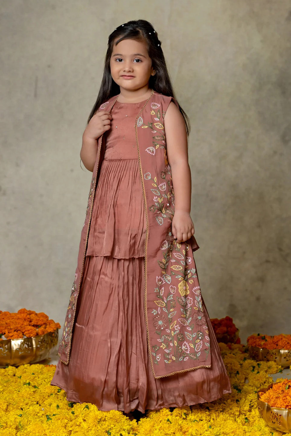 HANDWORK JACKET LEHENGA SET