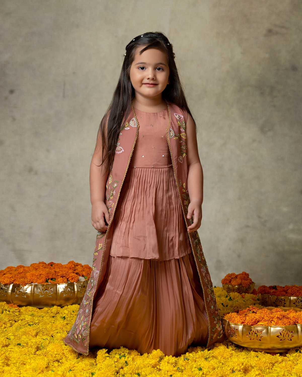 HANDWORK JACKET LEHENGA SET