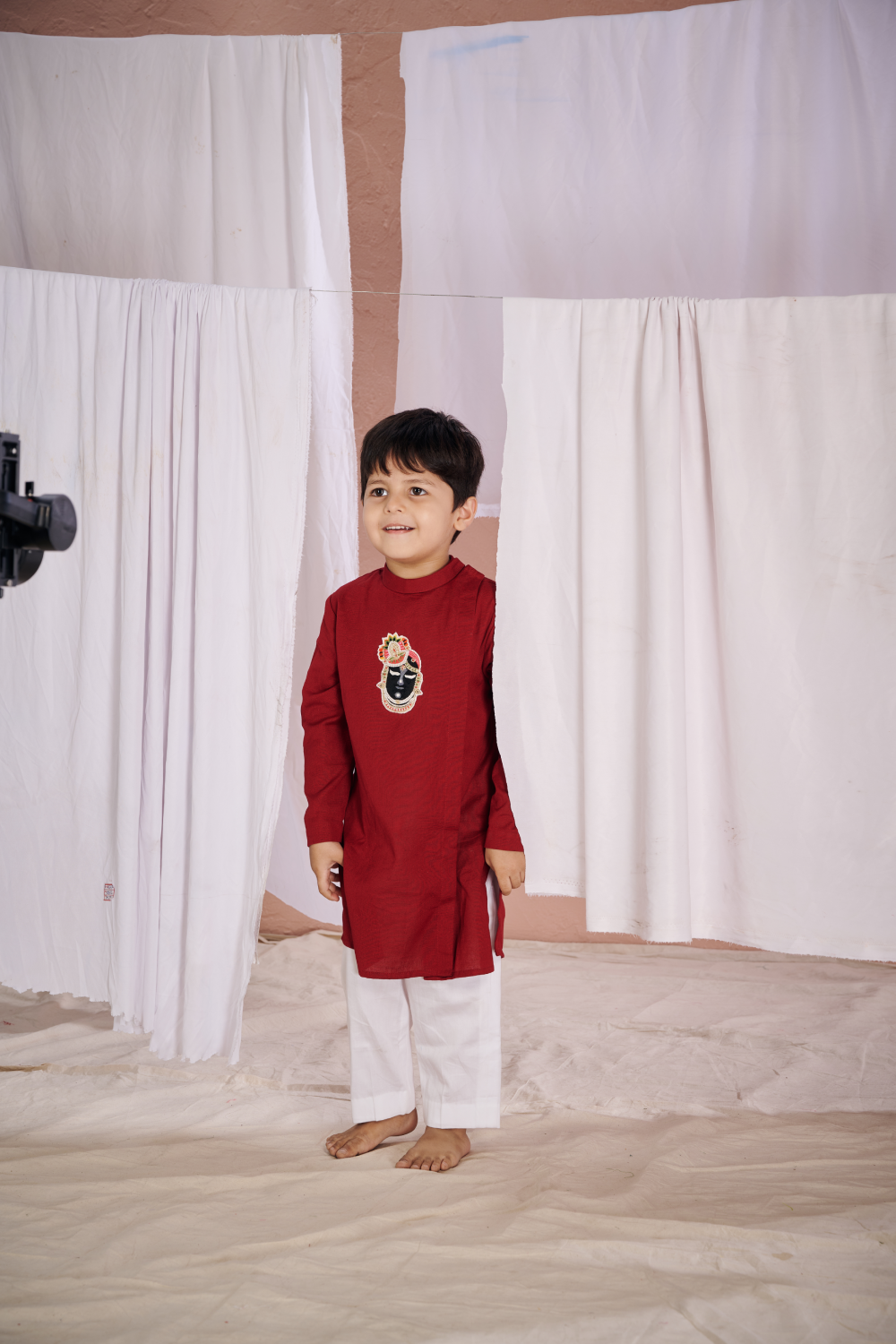 MAROON SRINATHJI KURTA SET