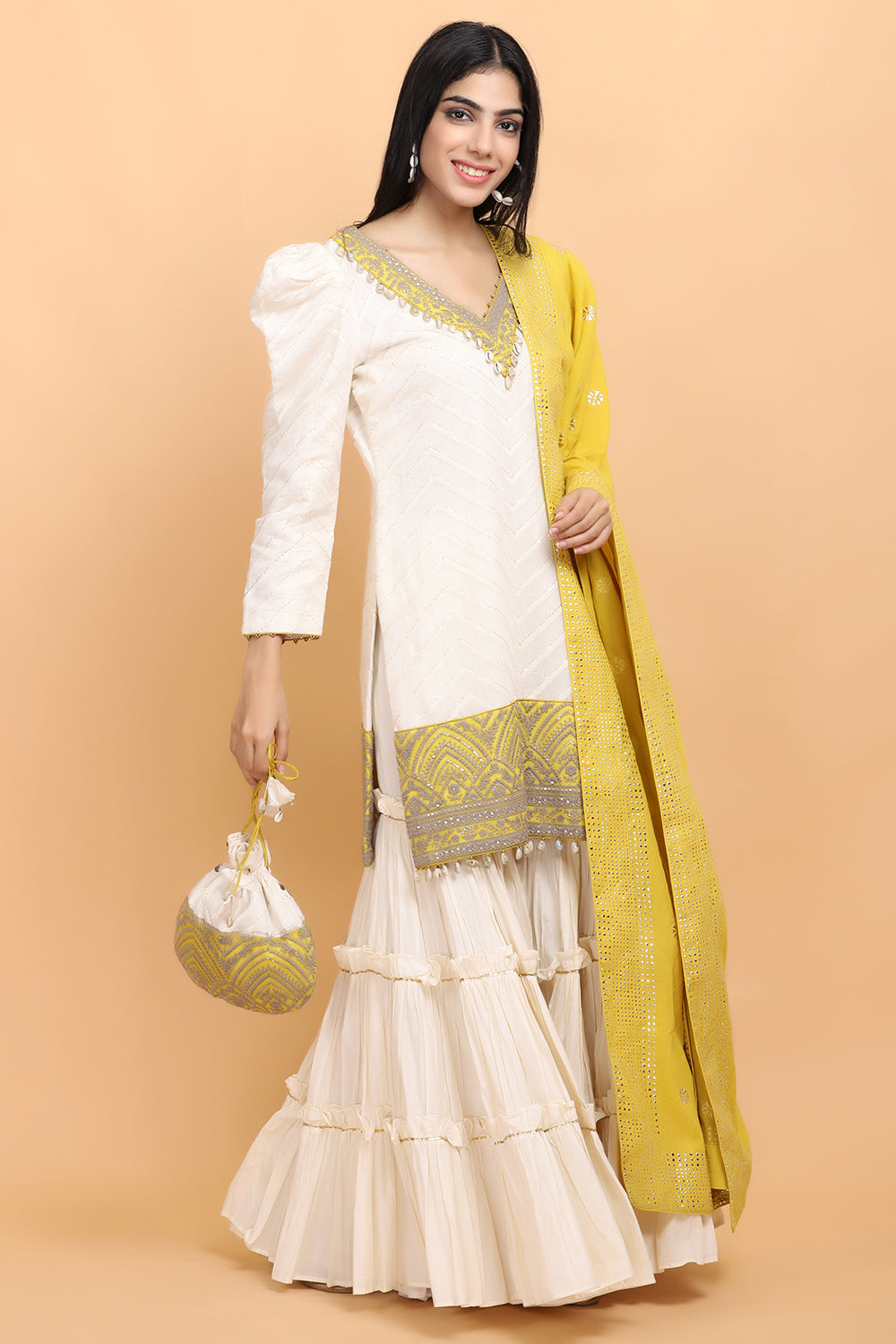 Yellow Garara Set