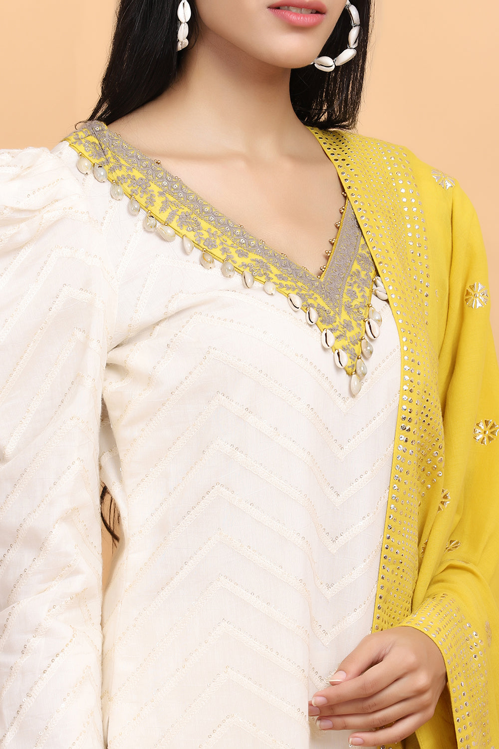 Yellow Garara Set